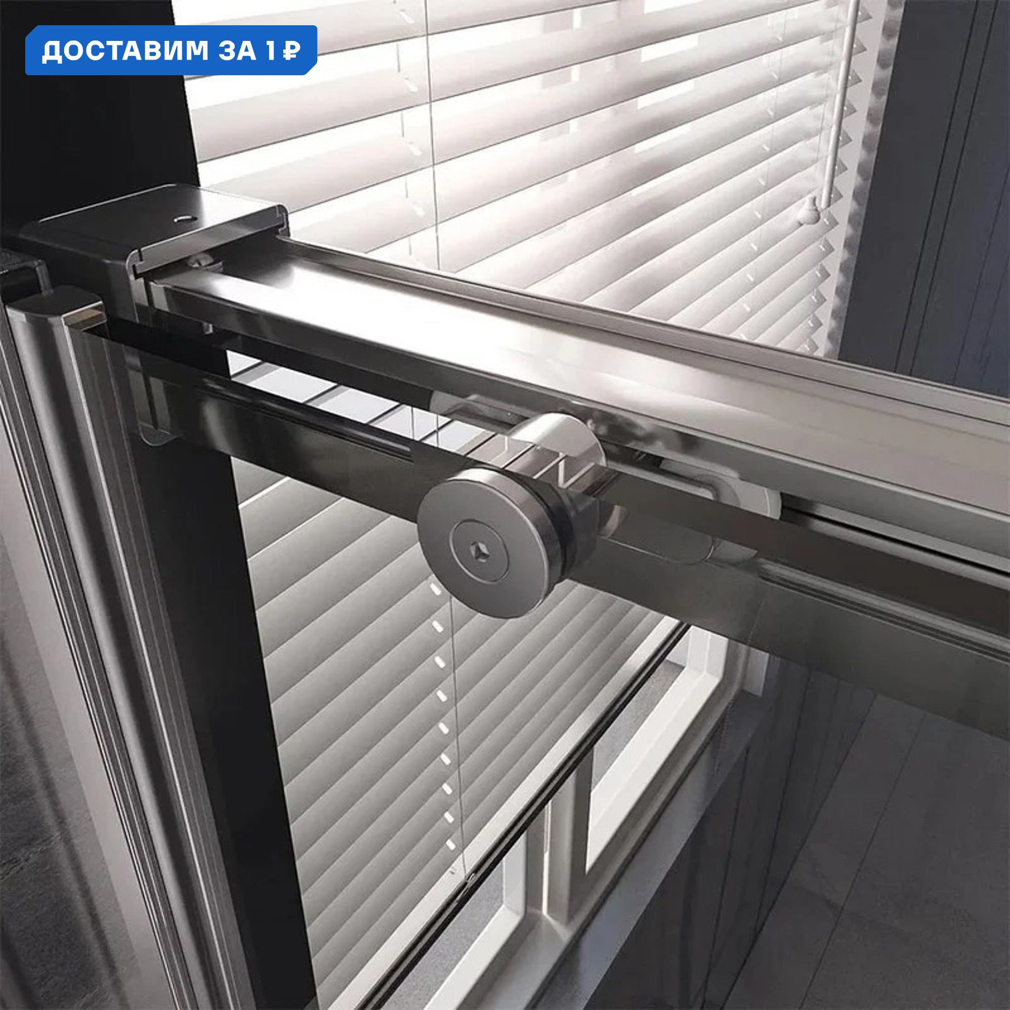 Изображение товара Душевая дверь Veconi Premium Trento 119см стекло без покрытия раздвижная