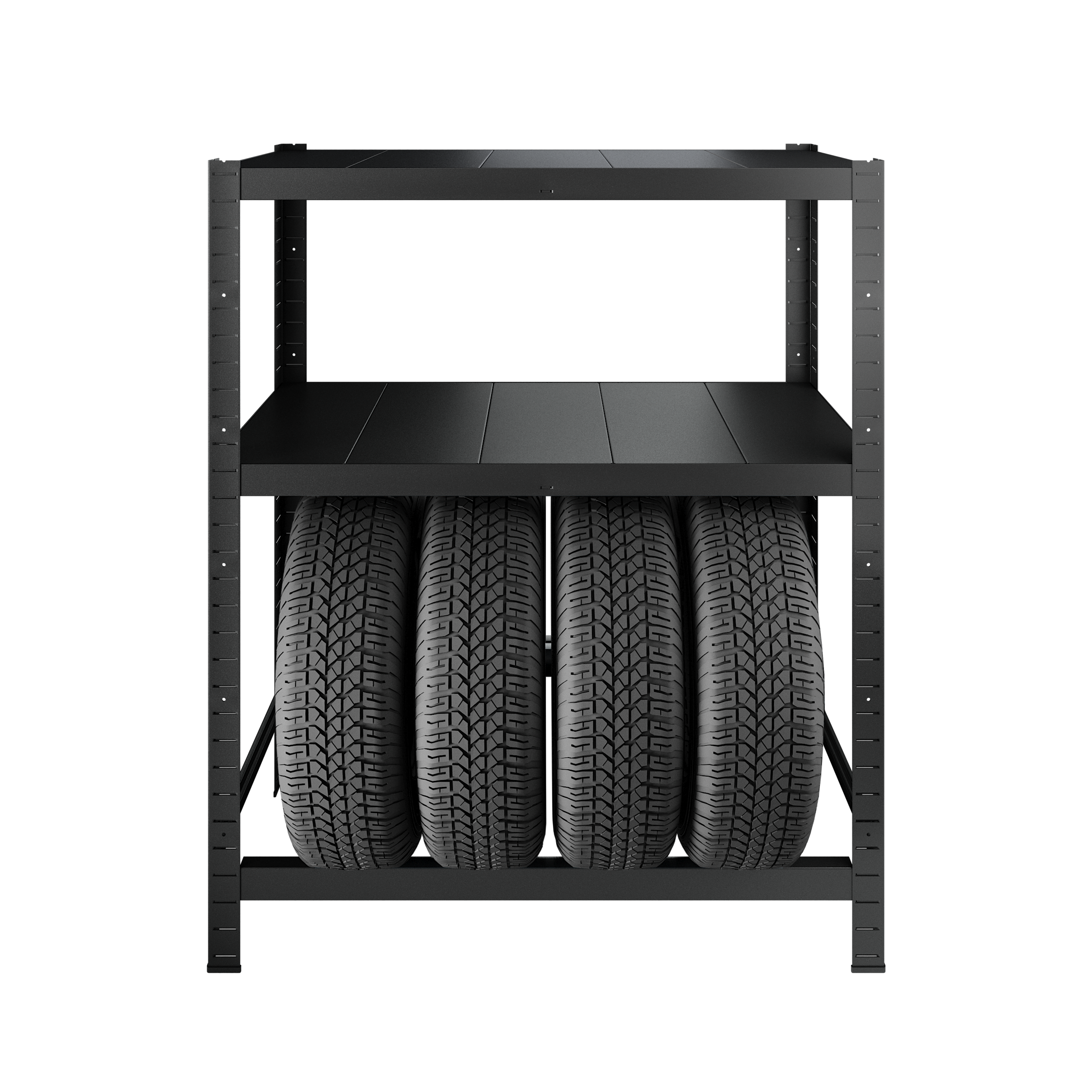 Изображение товара Стеллаж металлический RELI 125x150x50 см черный с регулируемыми полками
