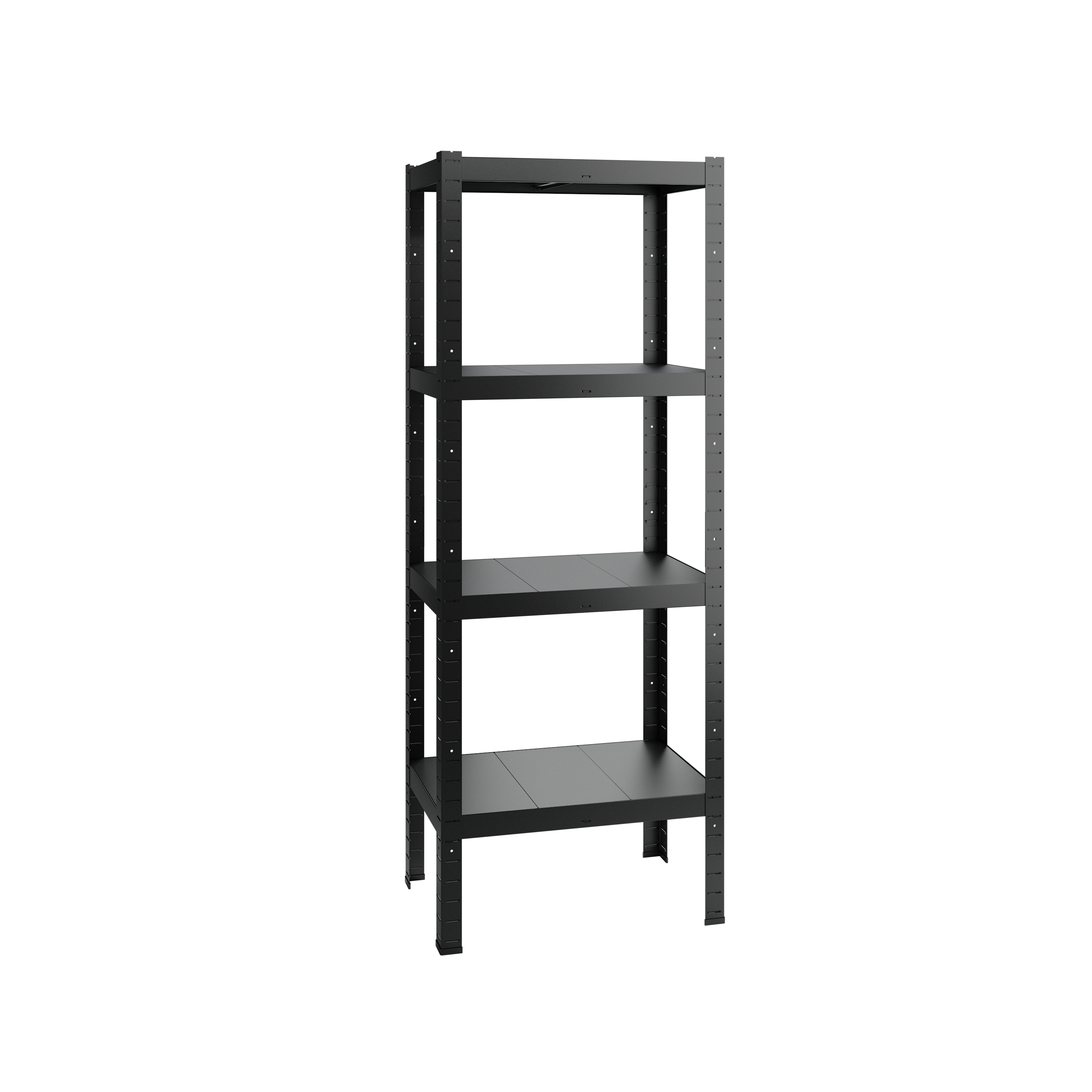 Изображение товара Стеллаж металлический Reli 75x200x50 см нагрузка до 150 кг сталь с покрытием цвет черный