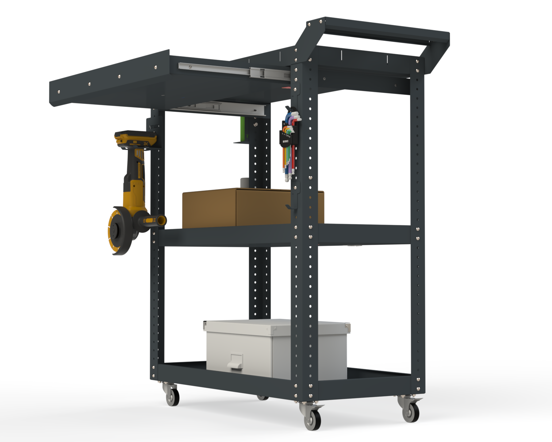 Изображение товара Тележка инструментальная Metalex 118632 Тип 1А 700х450х950 мм