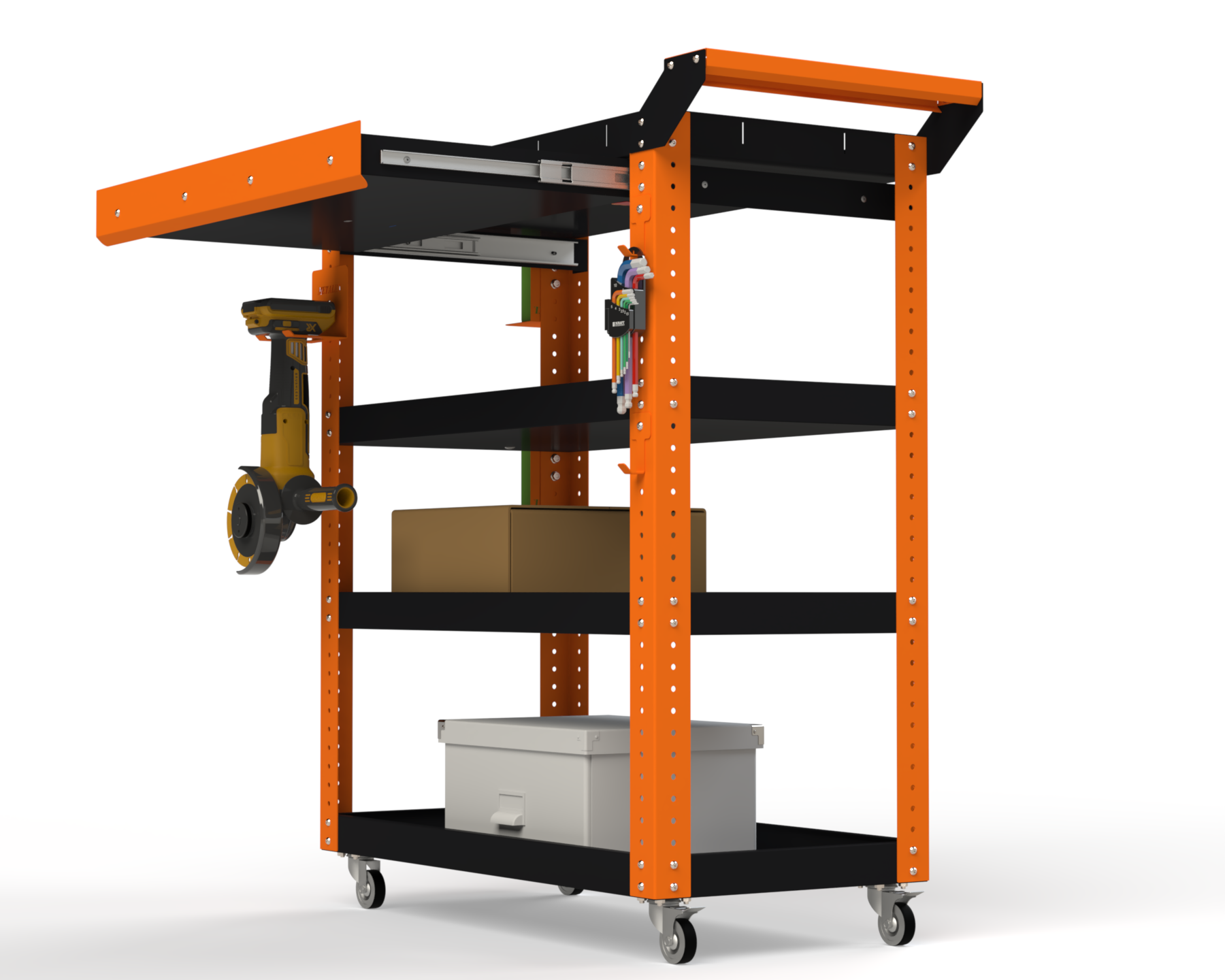 Изображение товара Тележка инструментальная Metalex 118657 Тип 1А 900х400х950 мм