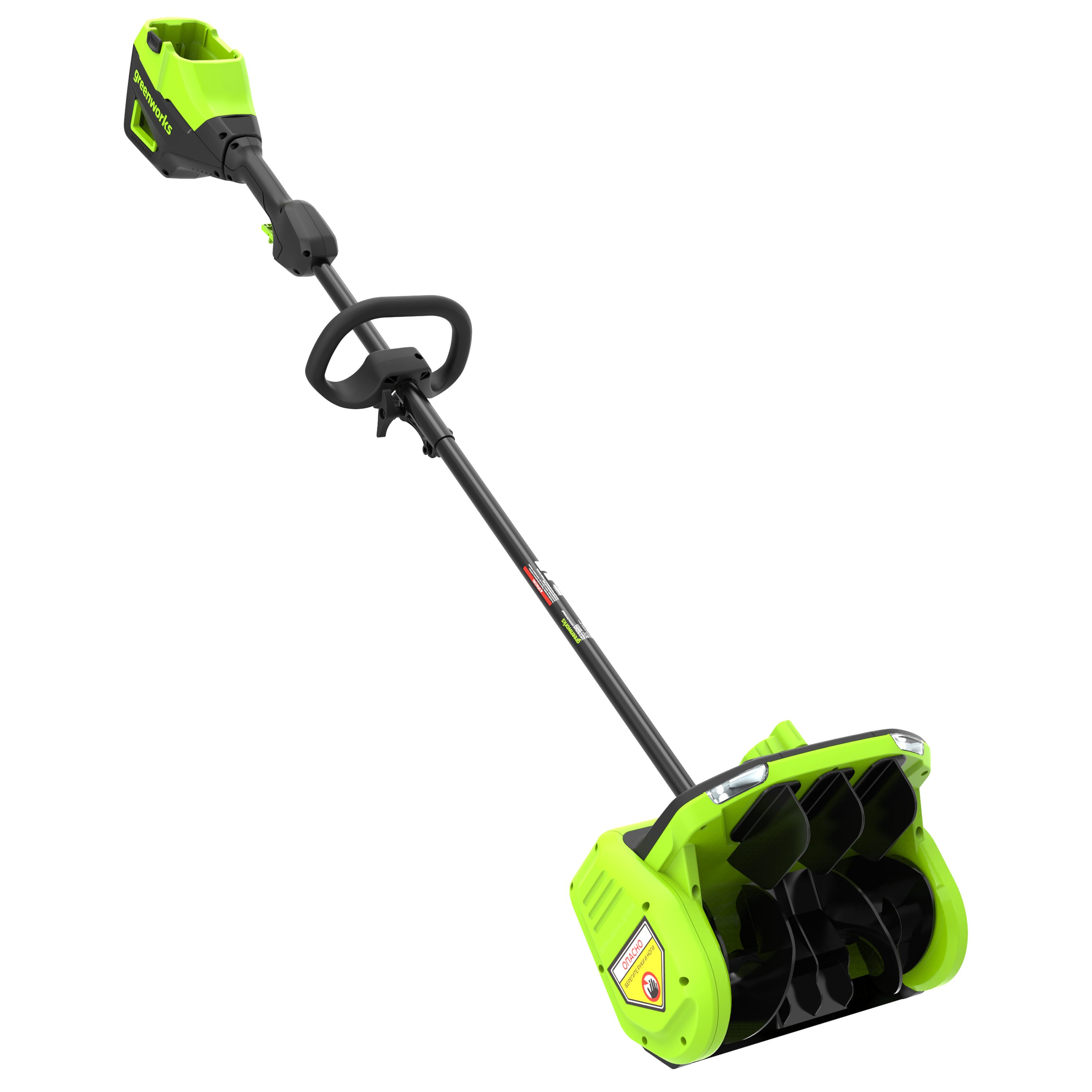 Изображение товара Снегоуборщик аккумуляторный Greenworks GD60SS2 30 см 60 В 1x4 Ач АКБ и ЗУ в комплекте