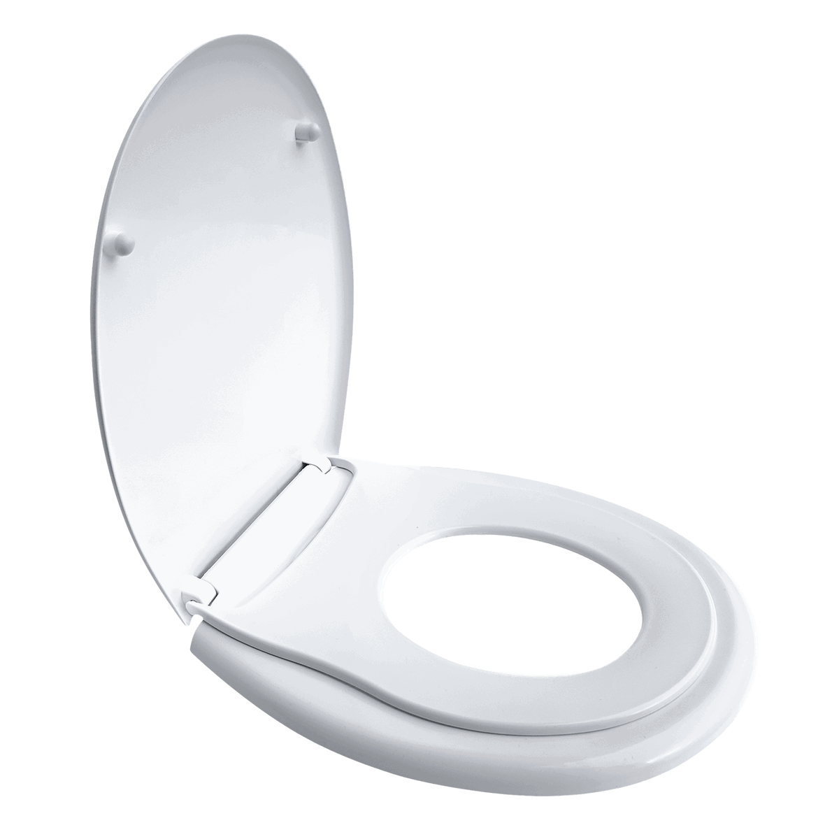 Изображение товара Сиденье для унитаза Орио Кс-01 белый с регулировкой и детским сиденьем