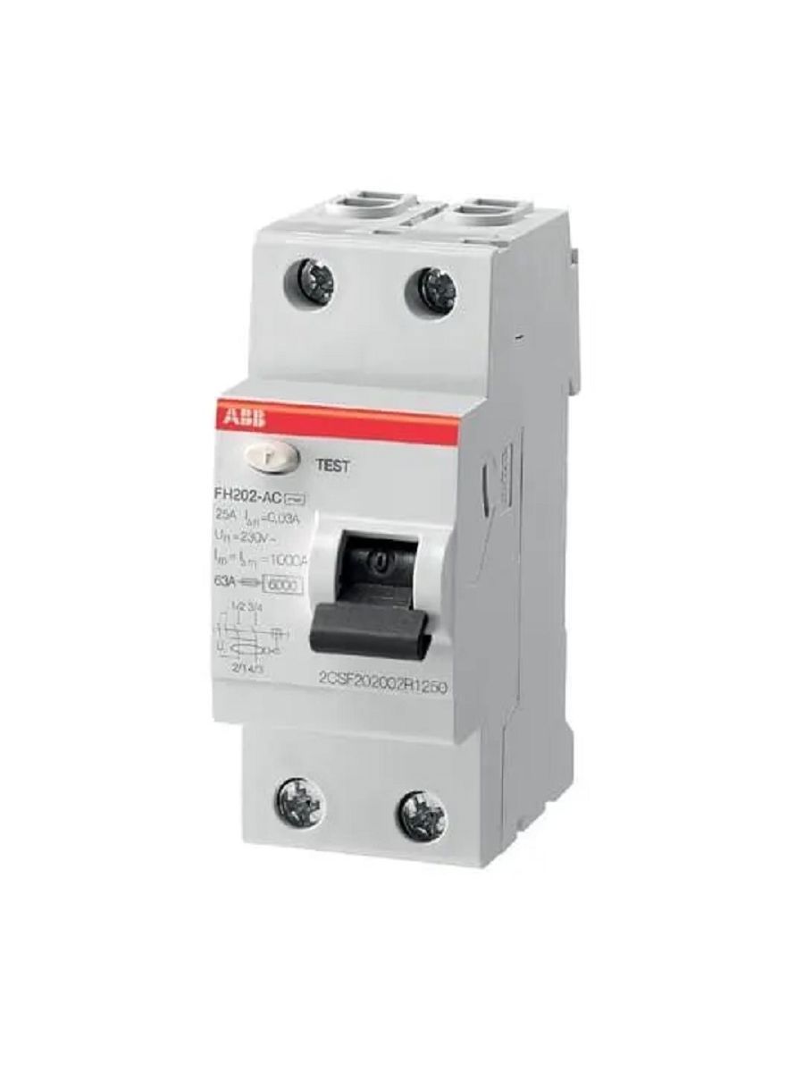 Изображение товара УЗО ABB FH202 2P 40 А 30 мА AC 2CSF202002R1400