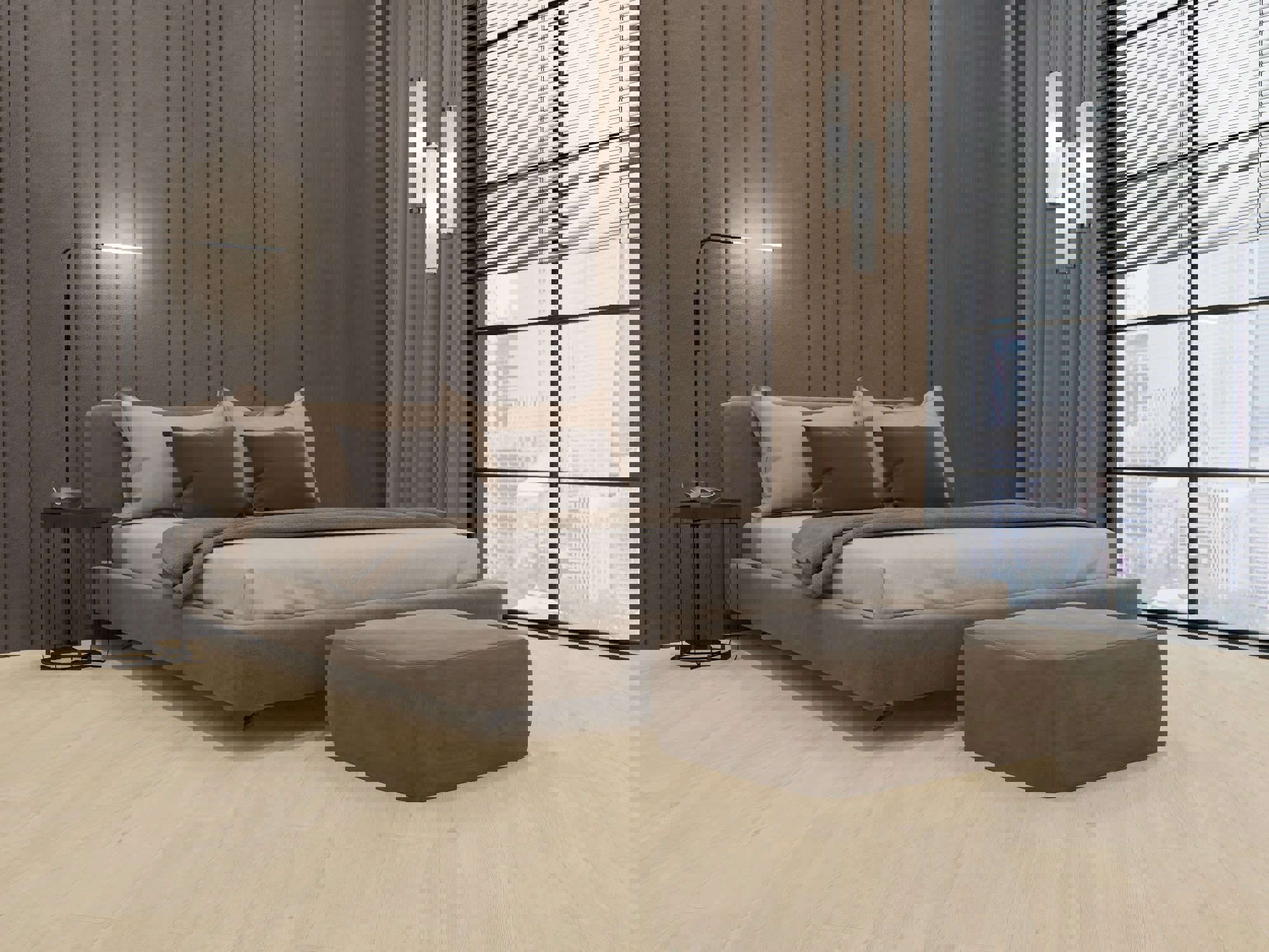 Изображение товара Керамогранит Sanamero Forest line 91048 20x120 см темно-бежевый