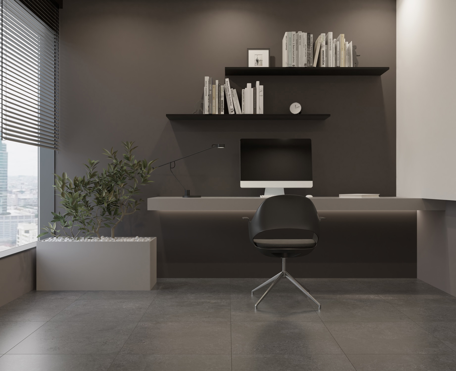 Изображение товара Керамогранит Sanamero Italian design 91044 60x60 см черный матовый