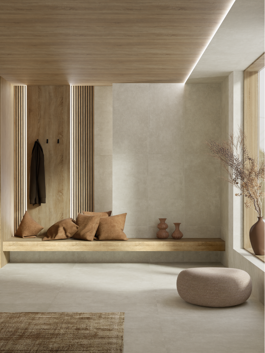 Изображение товара Керамогранит Sanamero Rockstar 91070 60x120 см светло-коричневый для пола и стен