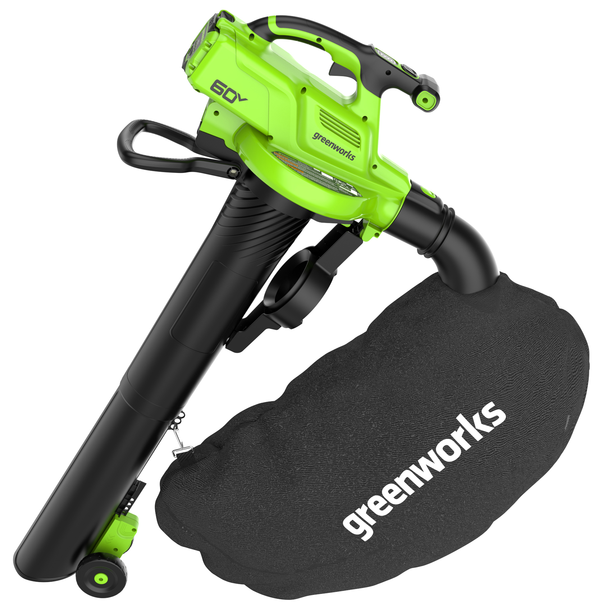 Изображение товара Аккумуляторная воздуходувка Greenworks GD60BVII 60V без АКБ и ЗУ