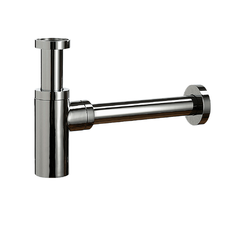 Изображение товара Сифон для раковины ORIO D32 мм хром СХ-404 металлический без выпуска