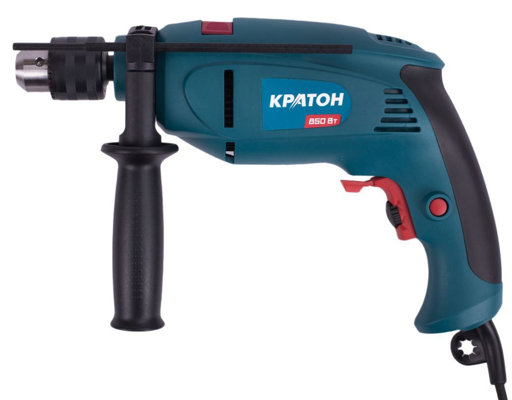 Изображение товара Дрель сетевая ударная Кратон PD-850 850 Вт для сверления и ударных работ