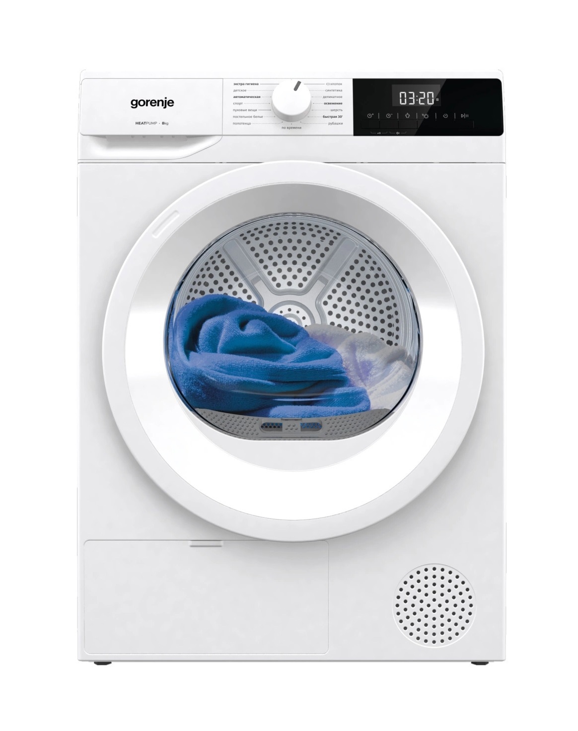 Изображение товара Сушильная машина Gorenje DHNE82/C 62x84x65 см 8 кг цвет белый