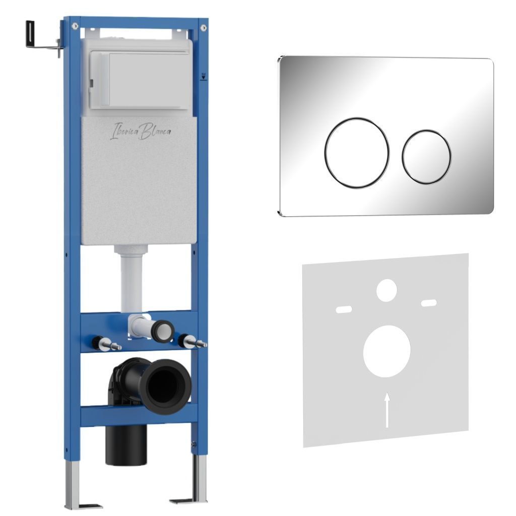 Изображение товара Инсталляция для унитаза Iberica Blanca SILENCIO MINI 10 лет гарантия компактная