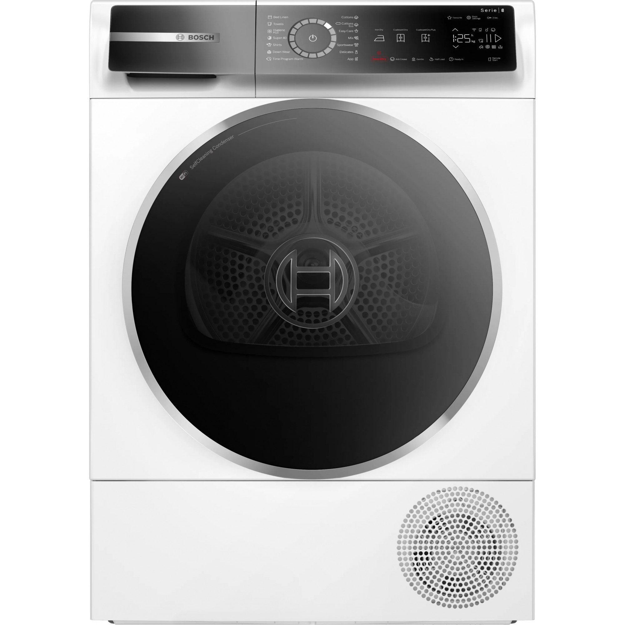 Изображение товара Сушильная машина Bosch Serie 8 WQB245B0ME 9 кг напольная белая