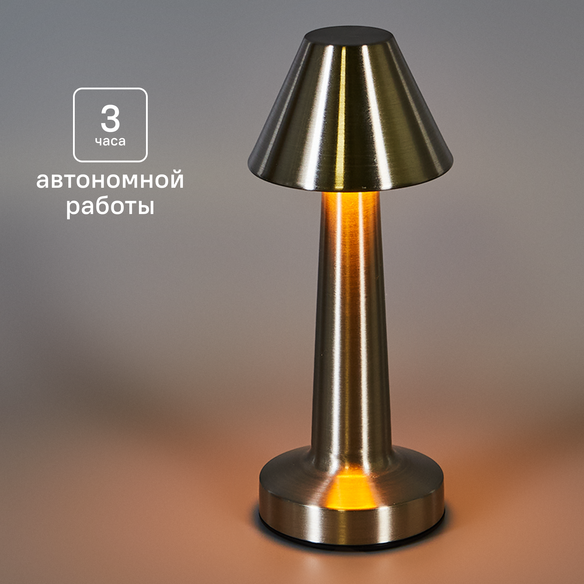 Изображение товара Настольная лампа светодиодная Tendenza TZ-LL010 регулируемый белый свет цвет хром