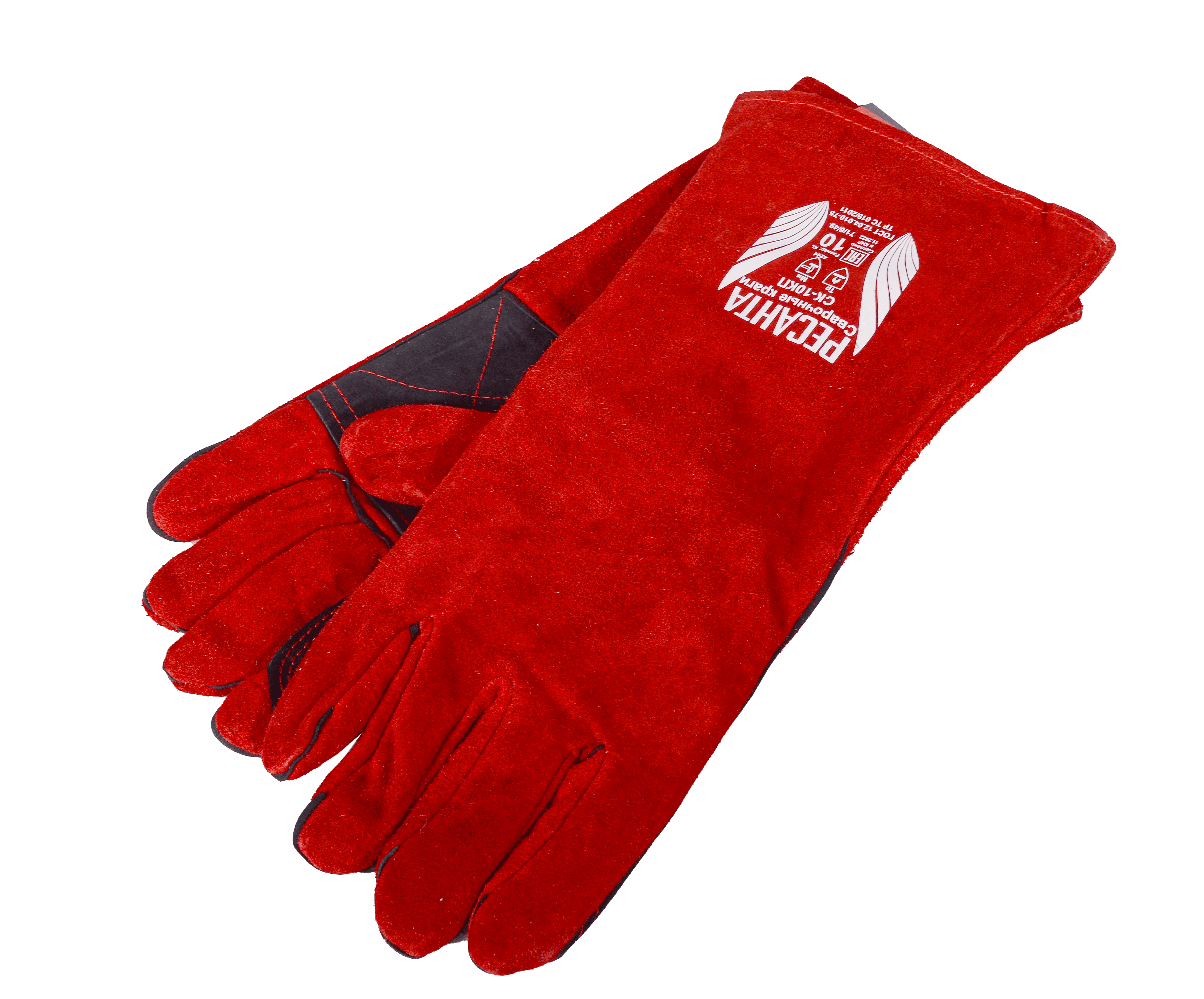 Изображение товара Краги сварщика кожаные Ресанта СК-10КП размер 10/XL для защиты рук