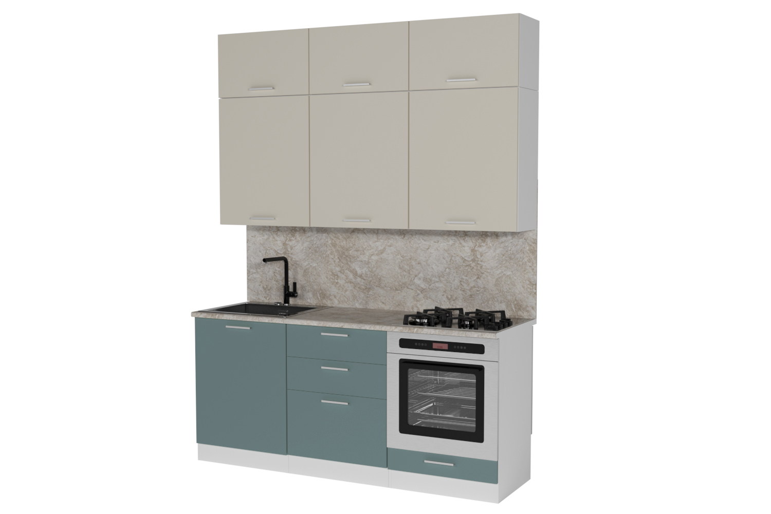 Изображение товара Кухонный гарнитур Глория Макси 180x217 см с ламинированным покрытием