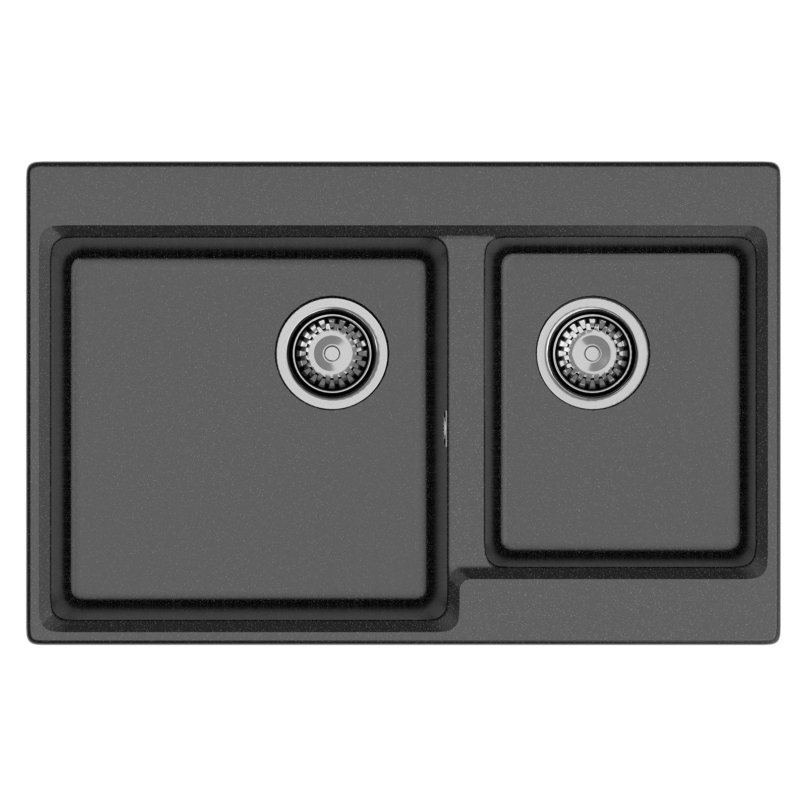 Изображение товара Мойка для кухни Granfest GF-LV-780K черный мрамор