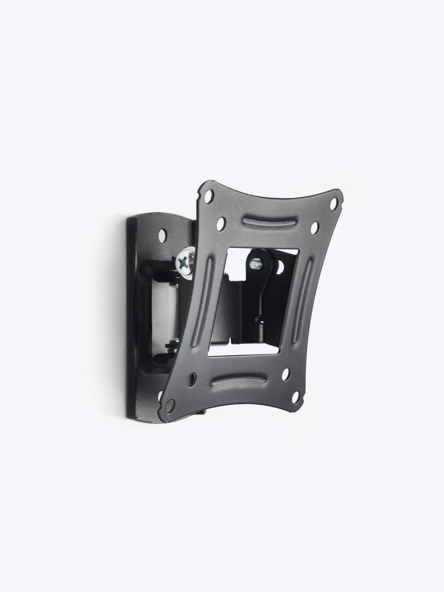 Изображение товара Кронштейн для настенного монтажа дисплея Metaldesign 12x12 см черный наклон и поворот