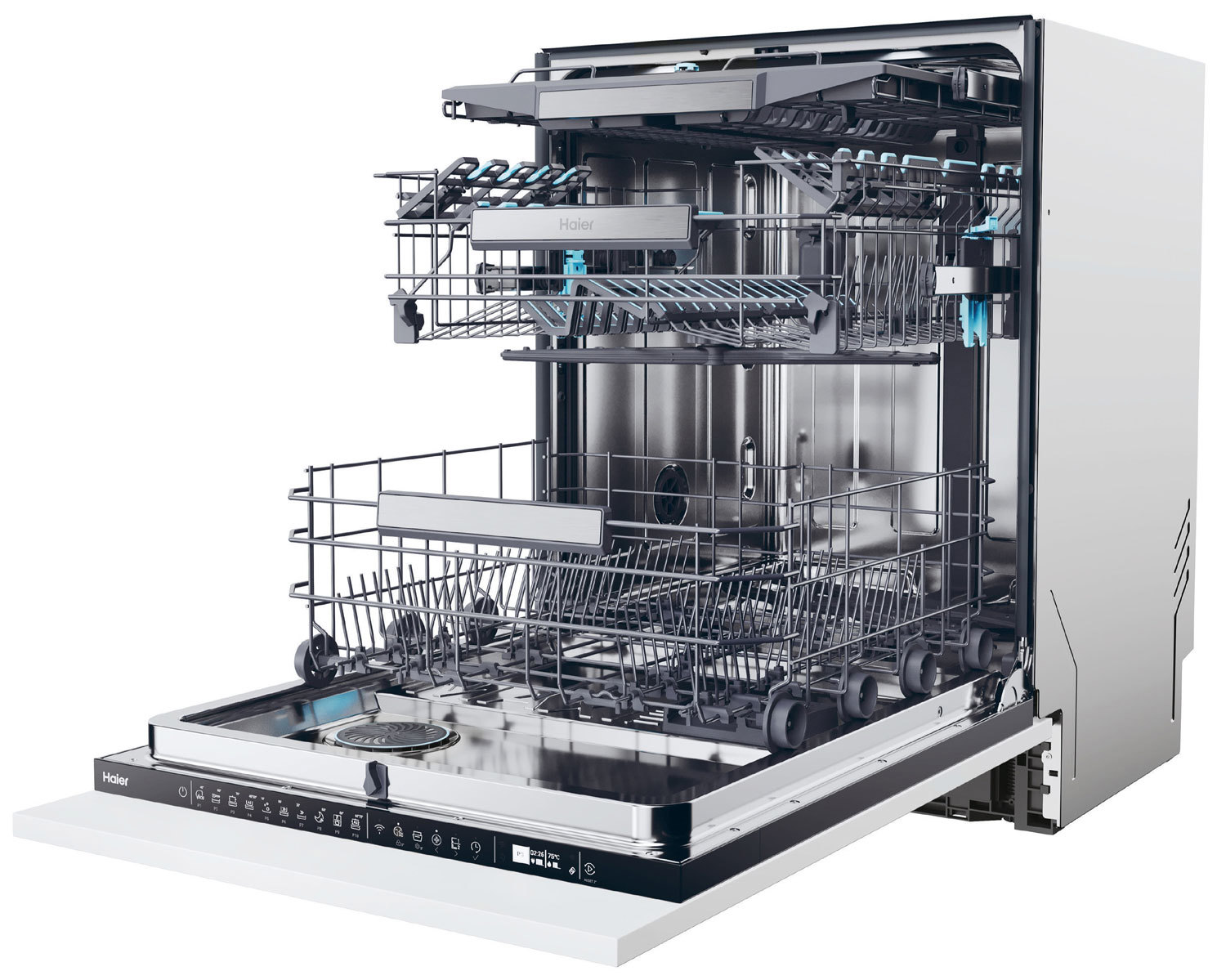 Изображение товара Встраиваемая посудомоечная машина Haier XS 6B0M4PDB-08 59.8 см 10 программ цвет белый