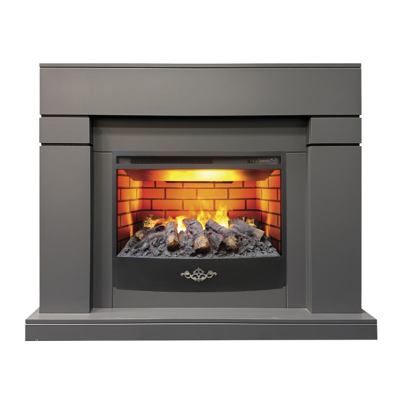 Изображение товара Каминокомплект Realflame Lindelse 26 GR-P718 с очагом Fiji FT255 1700Вт графит