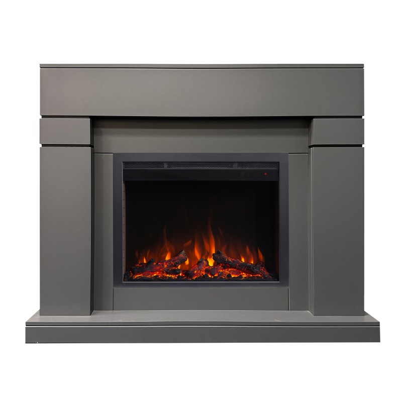 Изображение товара Электрокаминокомплект Realflame Lindelse 26 GR-P718 с очагом Saphir 25.5 графит