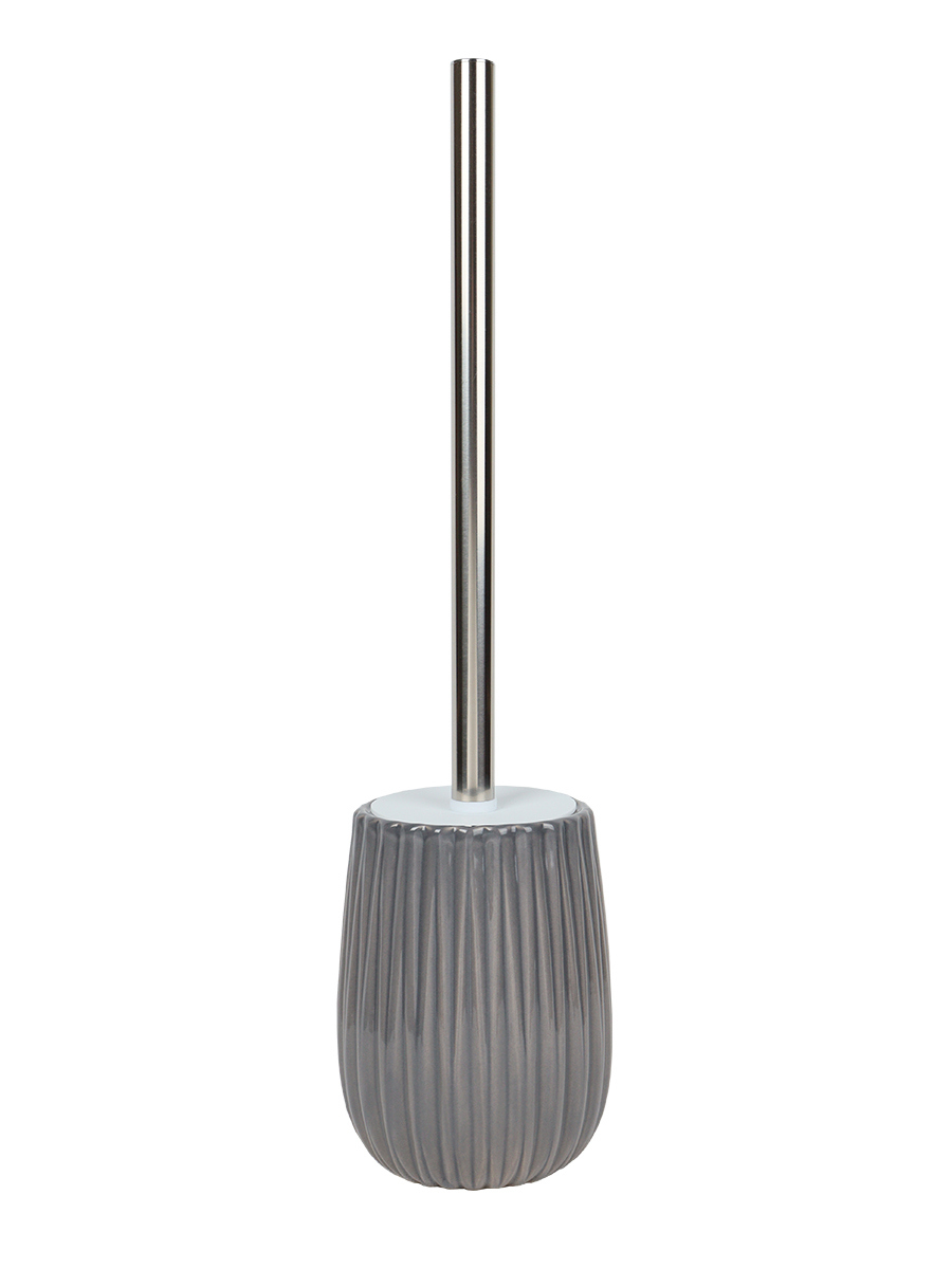 Изображение товара Ерш для унитаза Афина керамика серый - стильный и практичный аксессуар