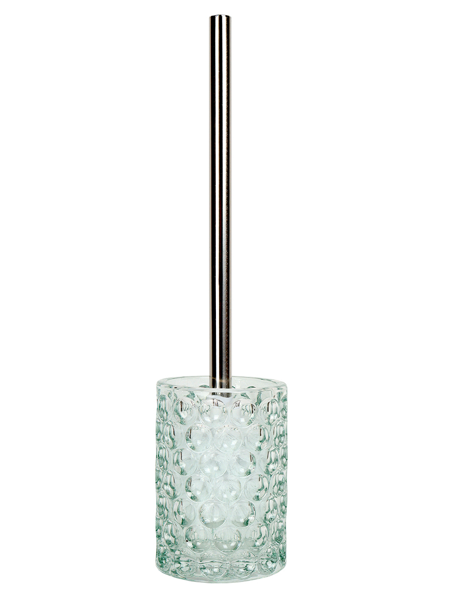 Изображение товара Ерш для унитаза баблз стекло зеленый стильный и практичный аксессуар