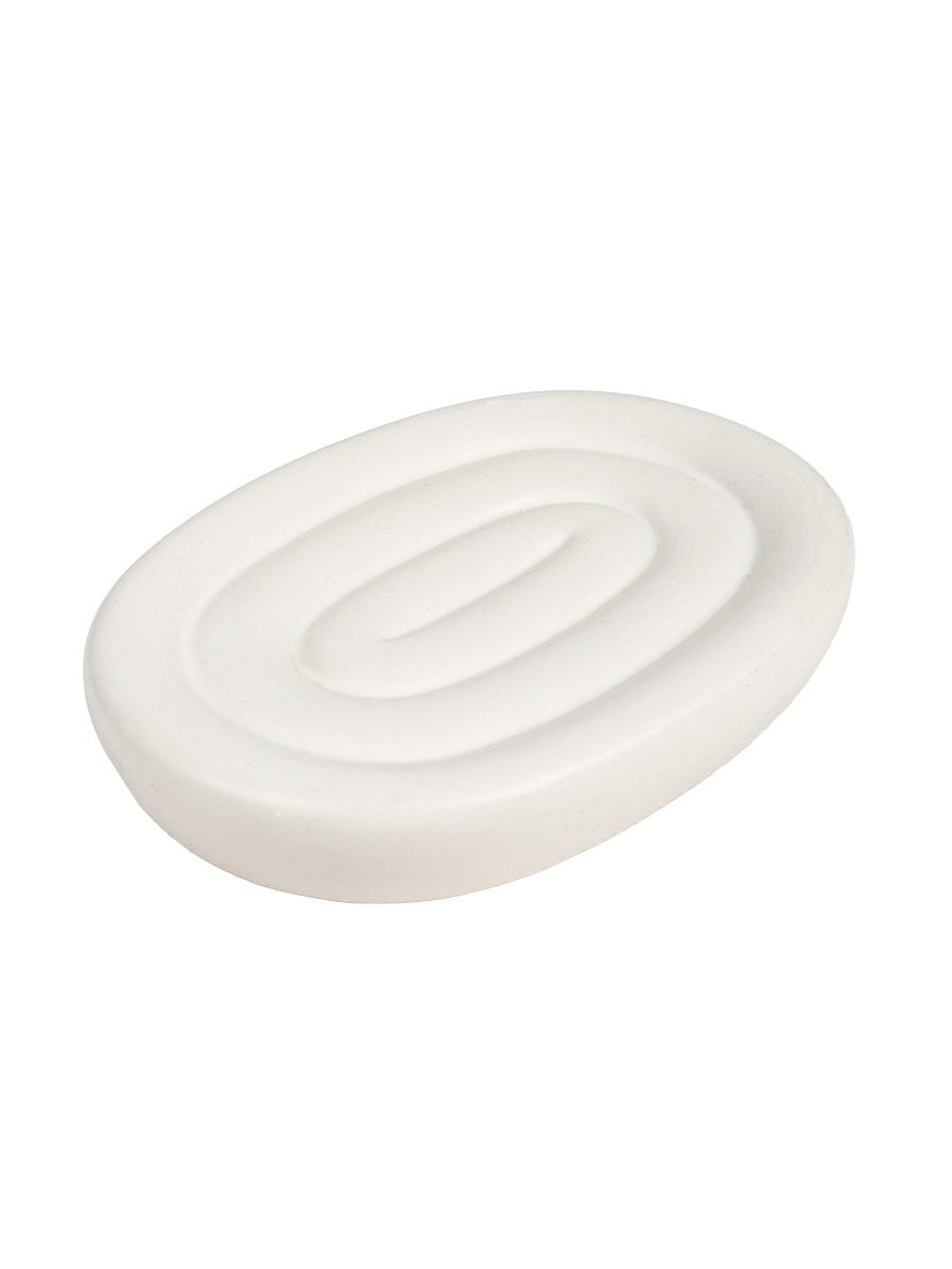 Изображение товара Мыльница Триумф из керамики белая практичная и долговечная для ванной