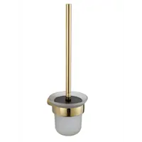 Изображение товара Ерш для унитаза идея стекло/металл золото