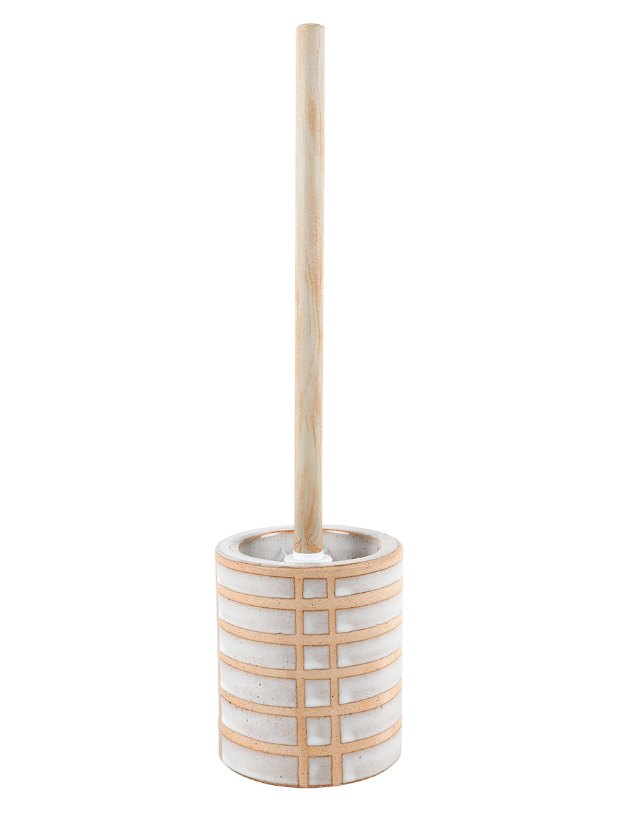 Изображение товара Ерш для унитаза Пуарэ керамика бежевый серия ПУАРЭ