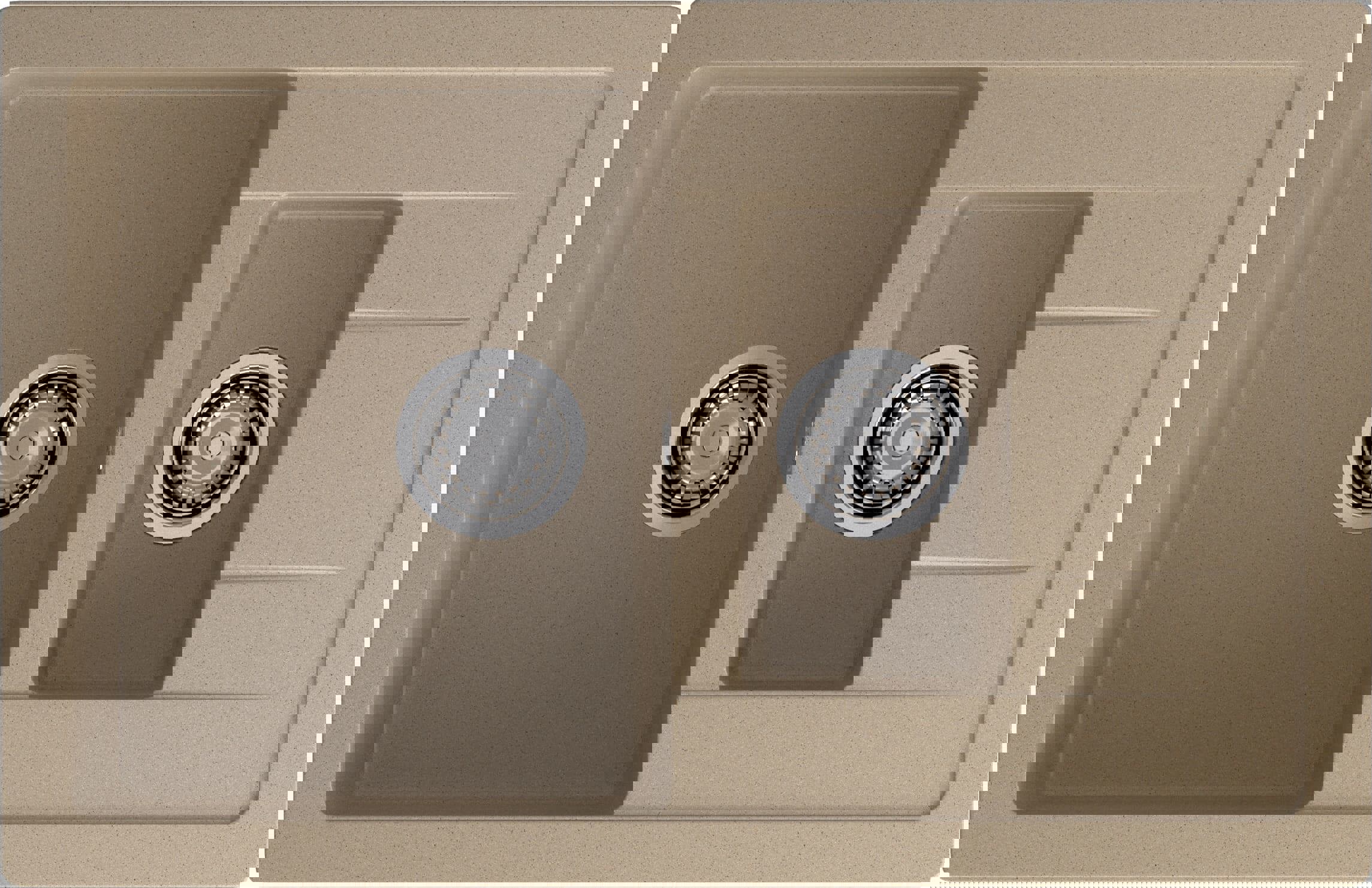 Изображение товара Мойка для кухни Эко-м 49.5x76.5 см мрамор песочный