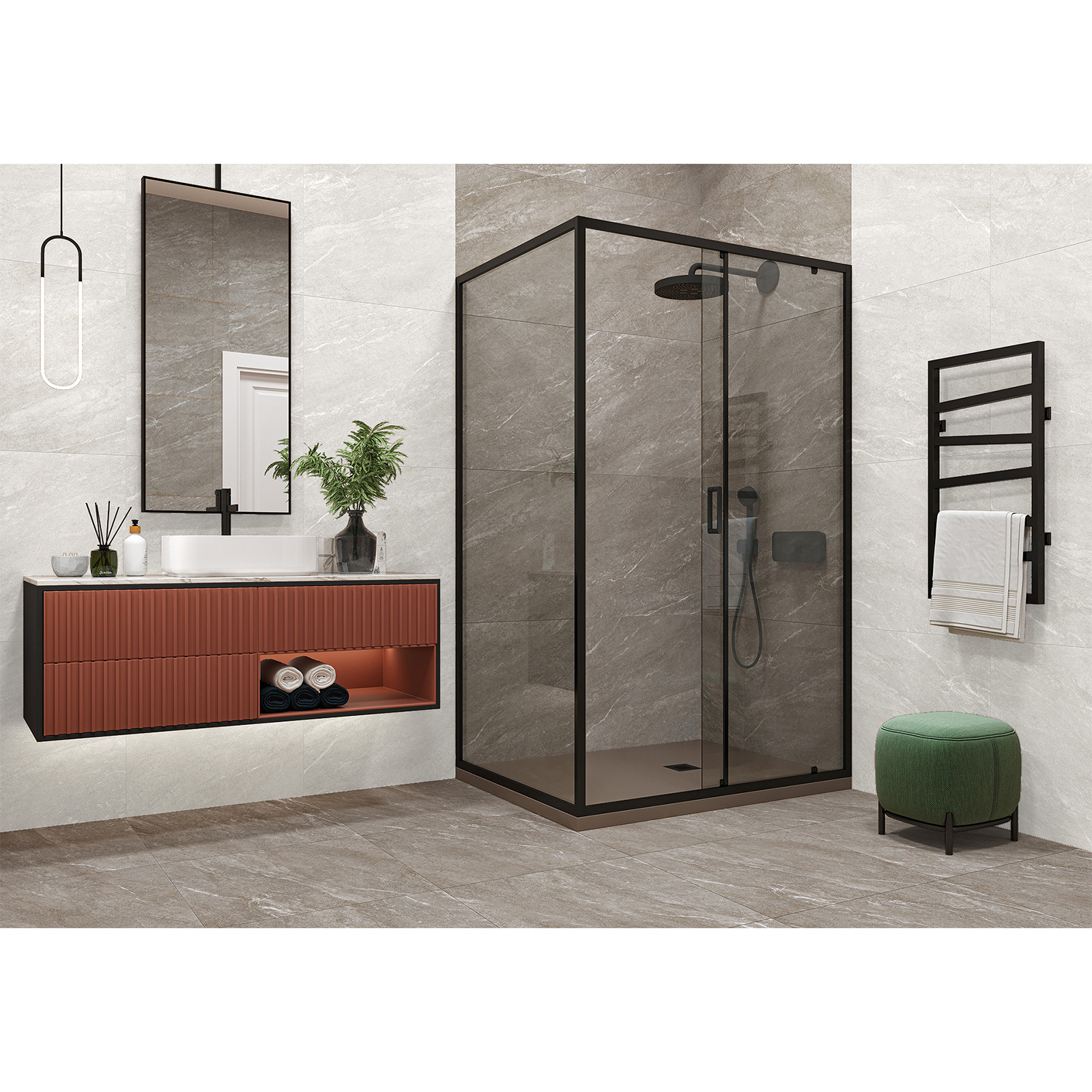 Изображение товара Керамогранит Alma Ceramica Angara 60x60 см бежевый рект. матовая