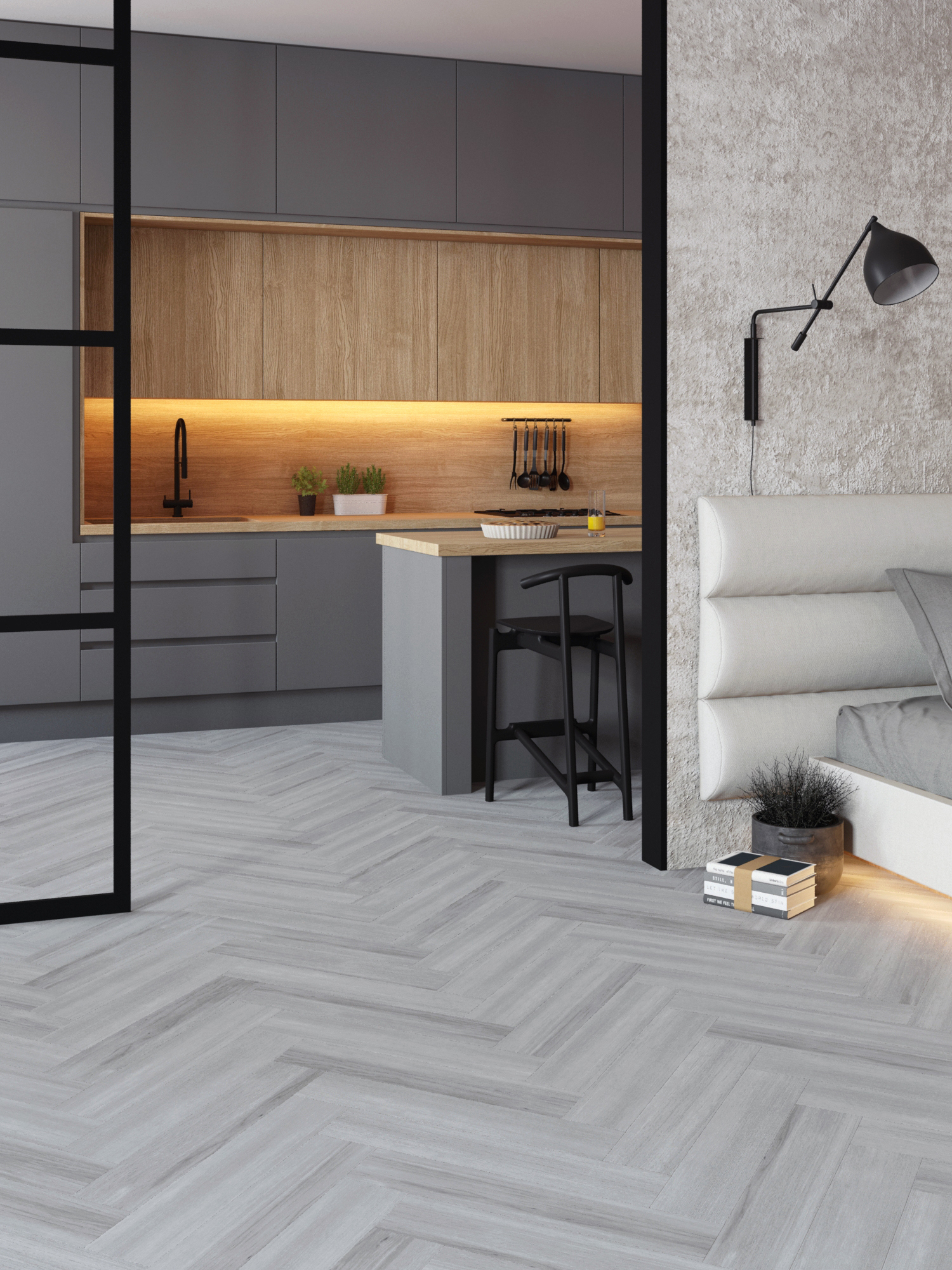 Изображение товара SPC плитка Polmark Weave ST1184 43 класс водостойкая с имитацией дерева 4.5 мм