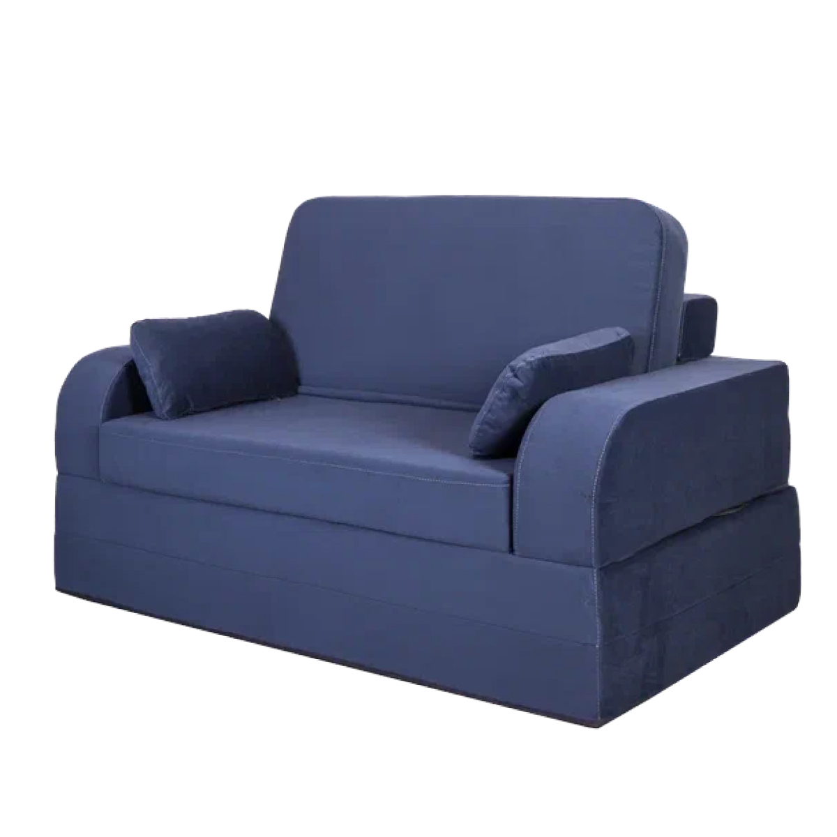 Изображение товара Диван раскладной Div-one Мико 160x100x100 см велюр цвет синий