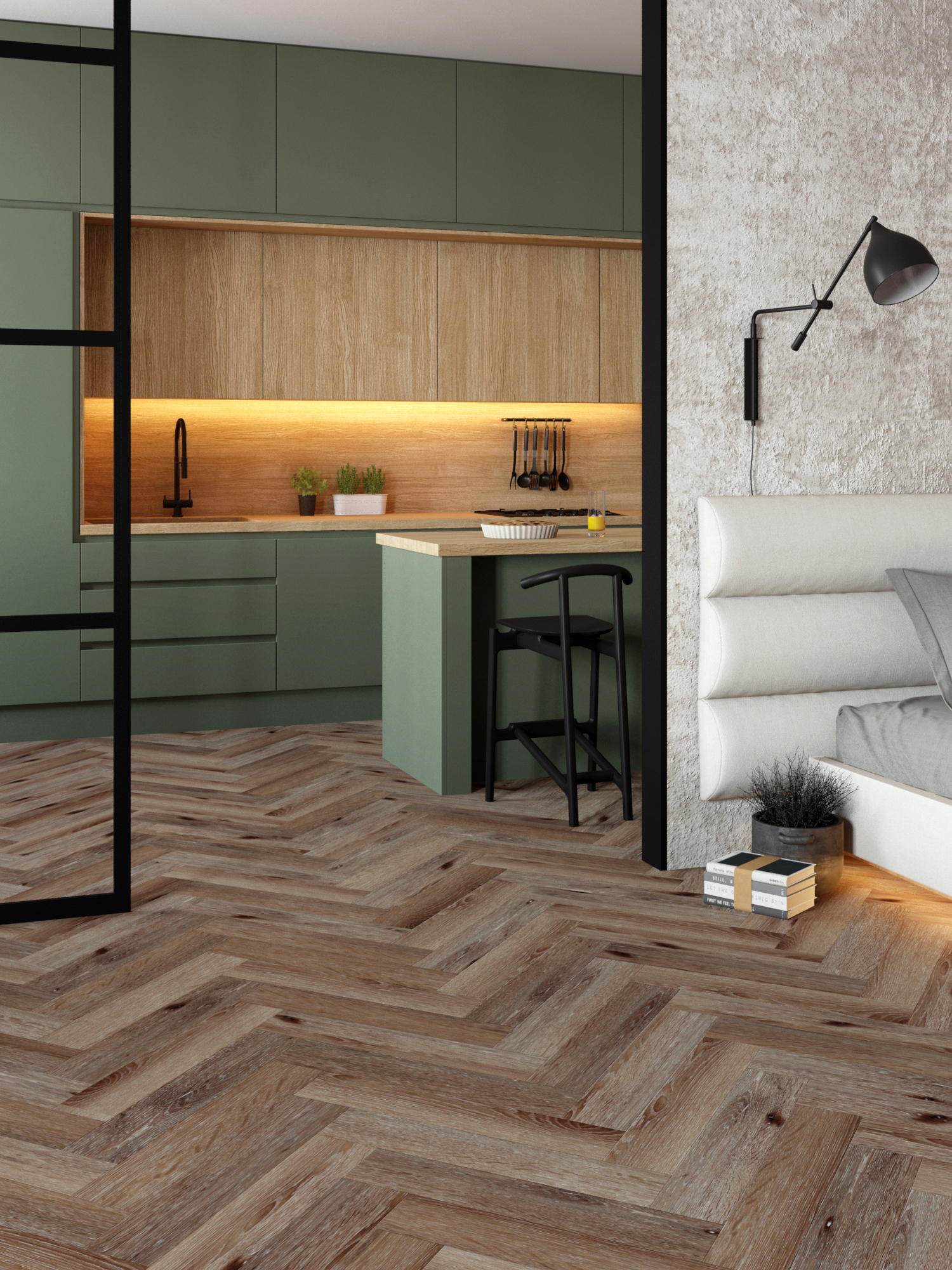 Изображение товара SPC-плитка Polmark Weave ST0151 43 класс водостойкая для пола 4.5мм