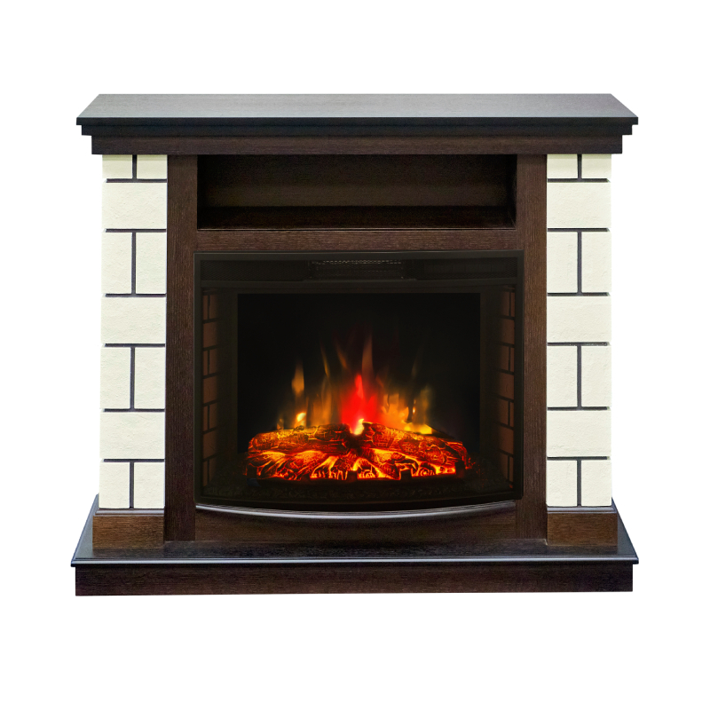 Изображение товара Электрический каминокомплект Realflame Salerno 25.5 с очагом Evrika 25.5