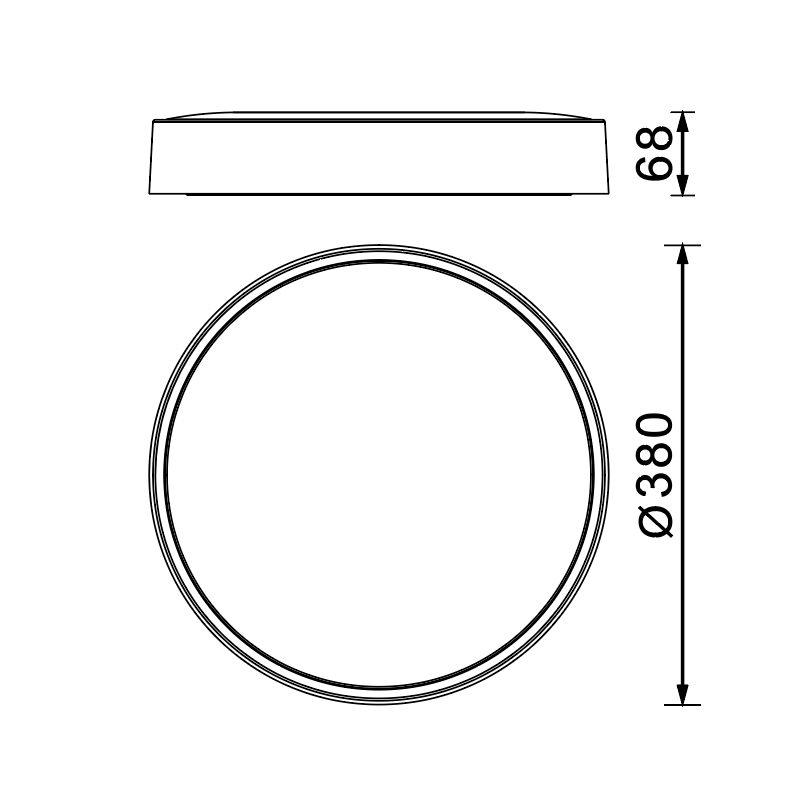Изображение товара Настенно-потолочный светодиодный светильник Mantra Cumbuco ii 7 м² бежевый