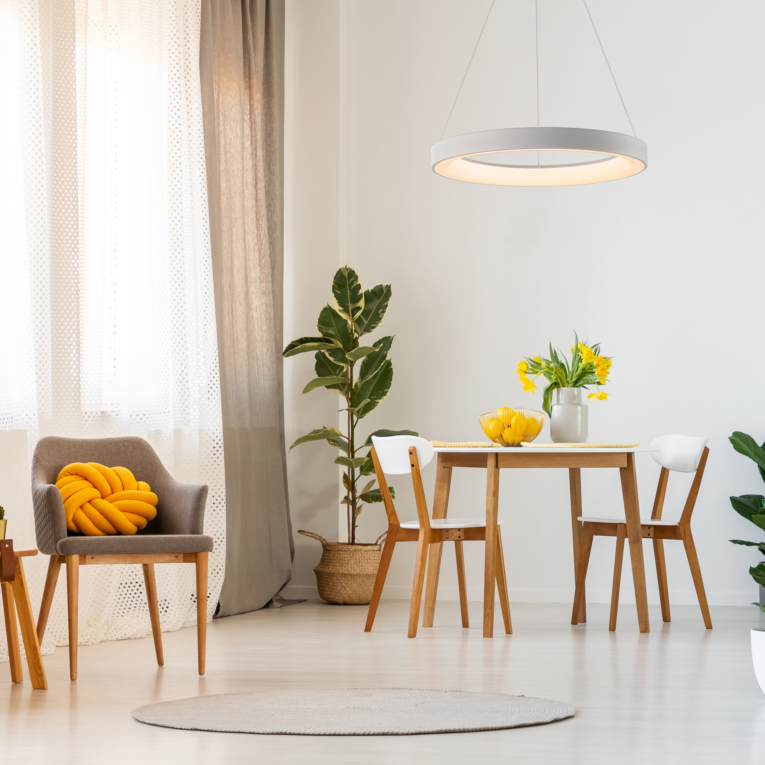 Изображение товара Люстра подвесная светодиодная Mantra 8570 для минималистичного интерьера 10 м²