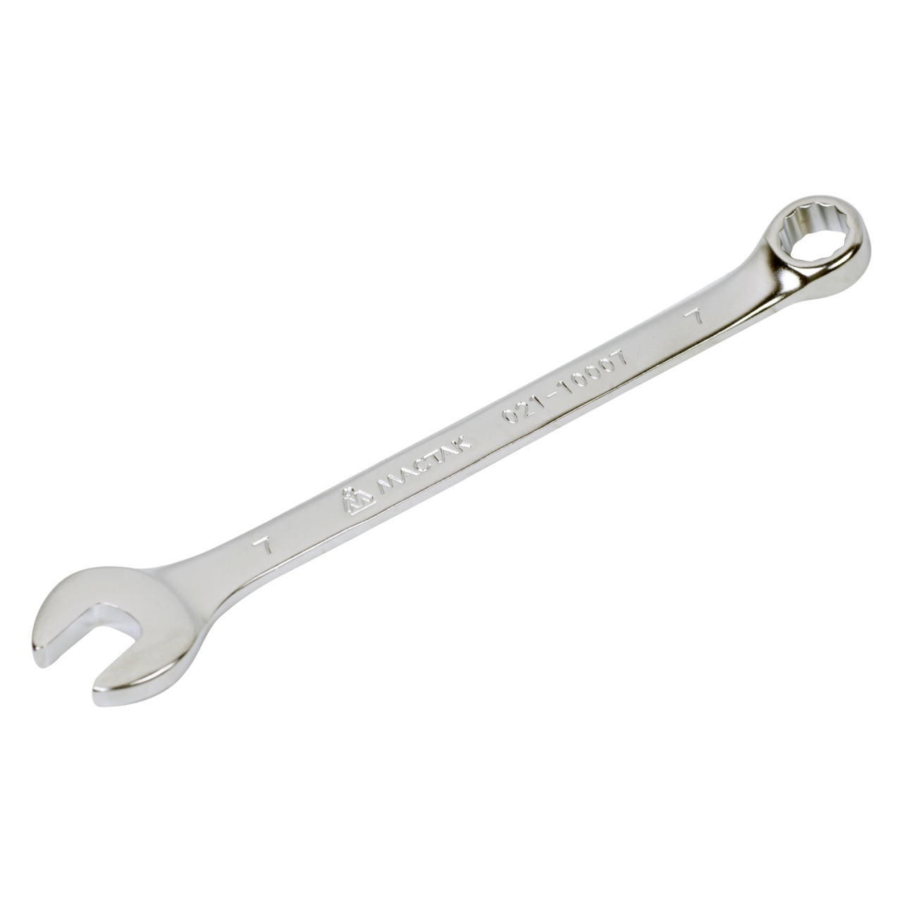 Изображение товара Ключ комбинированный МАСТАК 021-10007H 7 мм хромованный универсальный инструмент