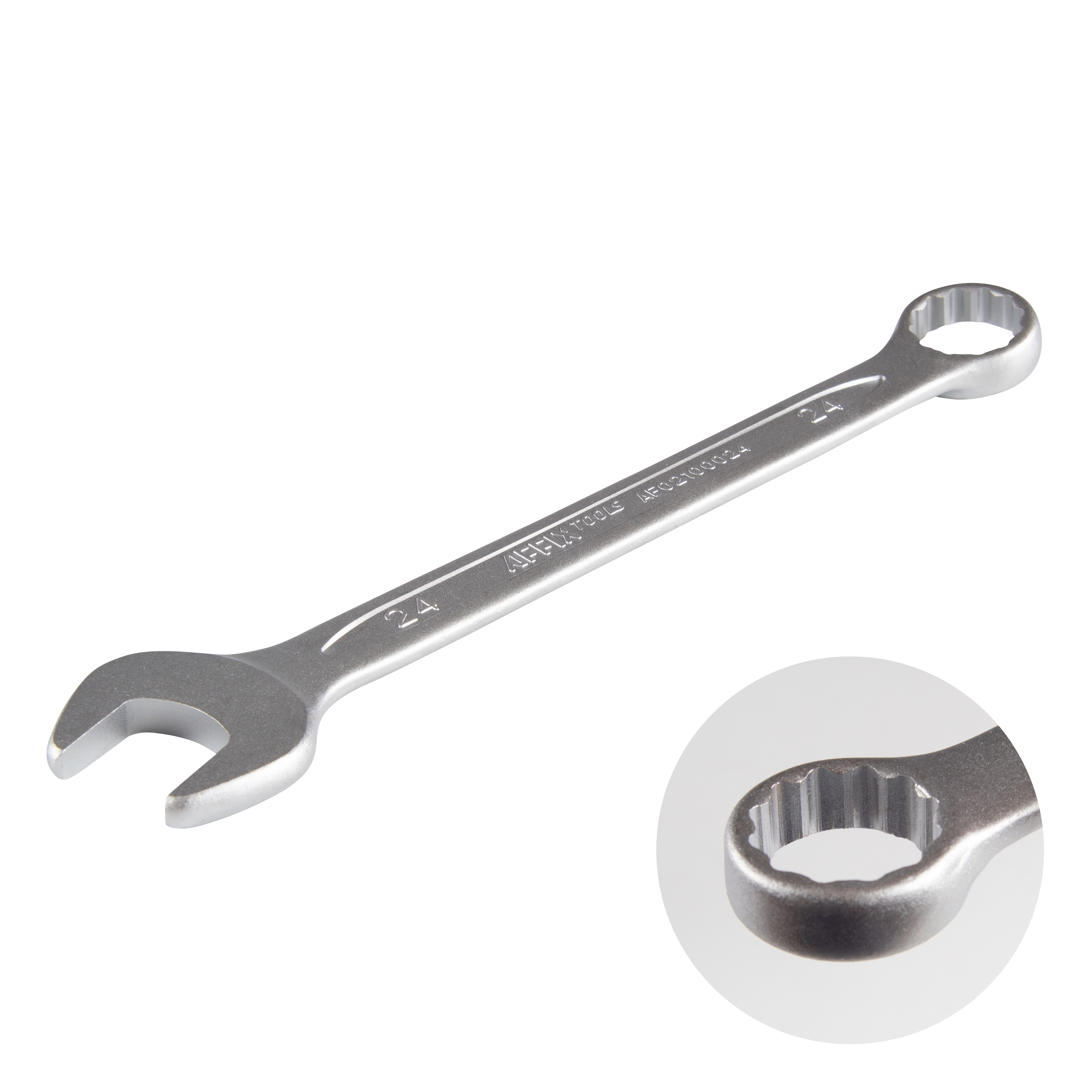 Изображение товара Ключ комбинированный Affix AF02100024 24 мм рожковый и накидной металл Тайвань