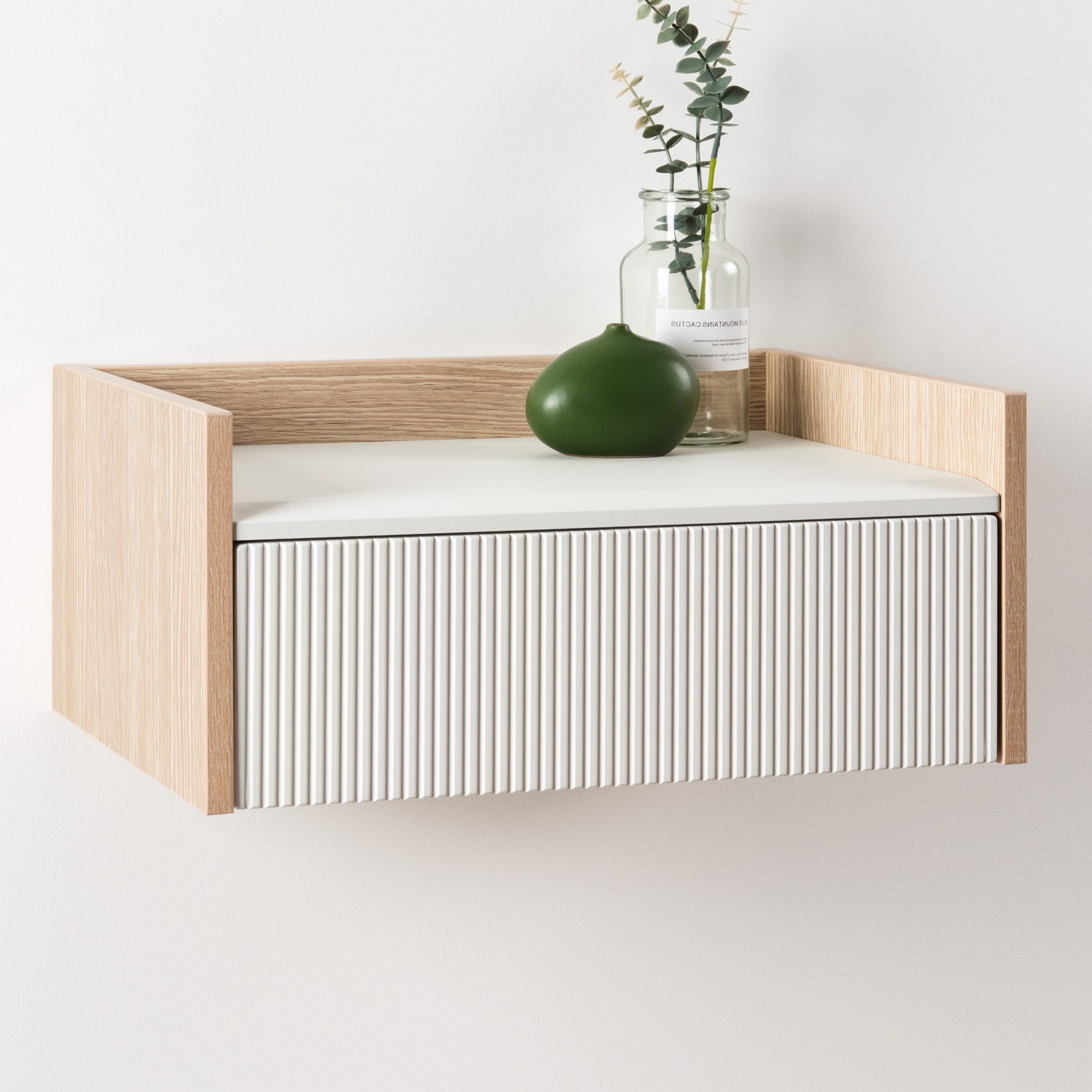 Изображение товара Тумба прикроватная Egregor Наоми 50x21.5x30 см с ящиком и матовым покрытием