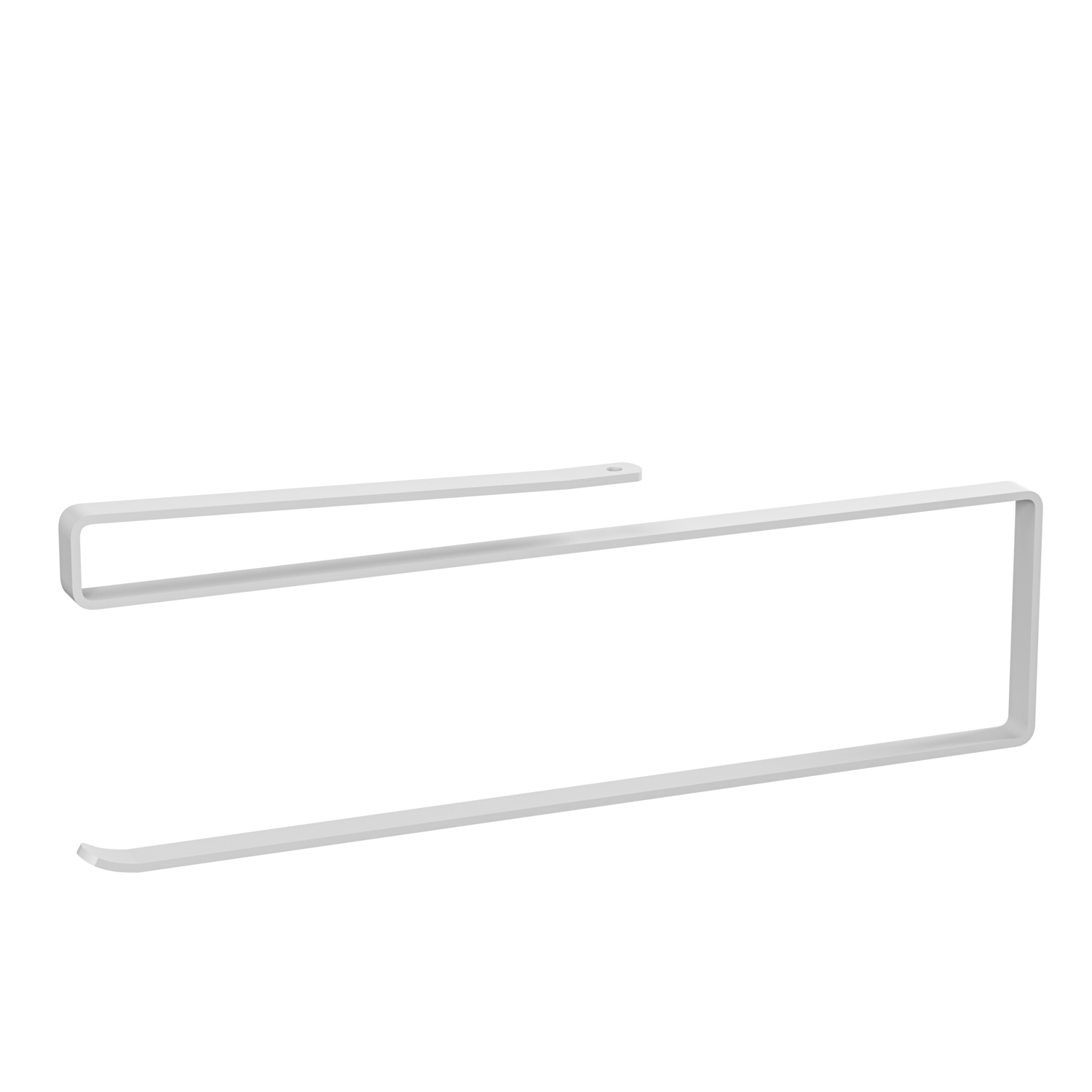 Изображение товара Держатель для кухонных бумажных полотенец KONSENSA 9.8 см сталь белый фиксатор