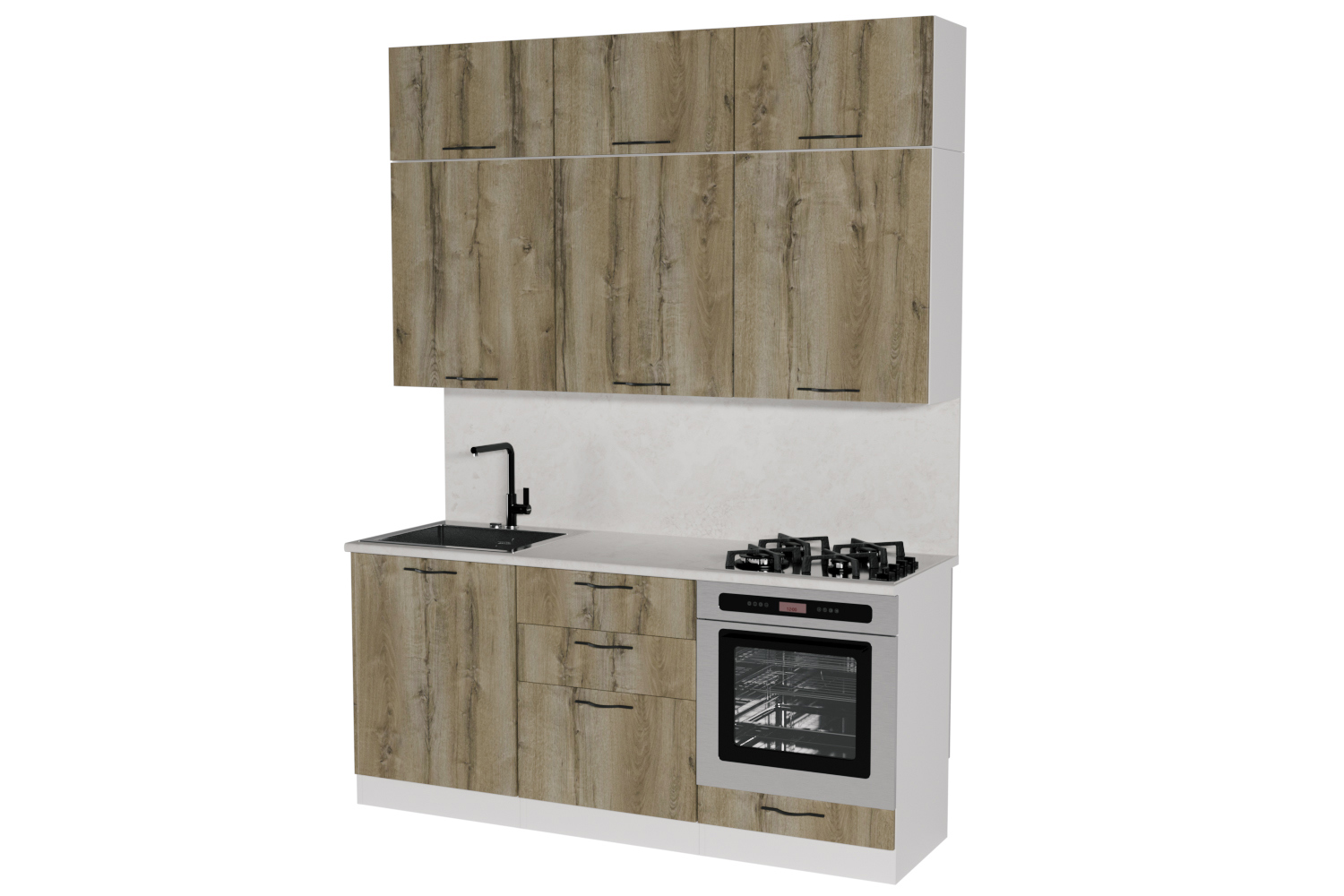 Изображение товара Кухонный гарнитур Макси/Альта Gerda 180x217x60 см из ЛДСП