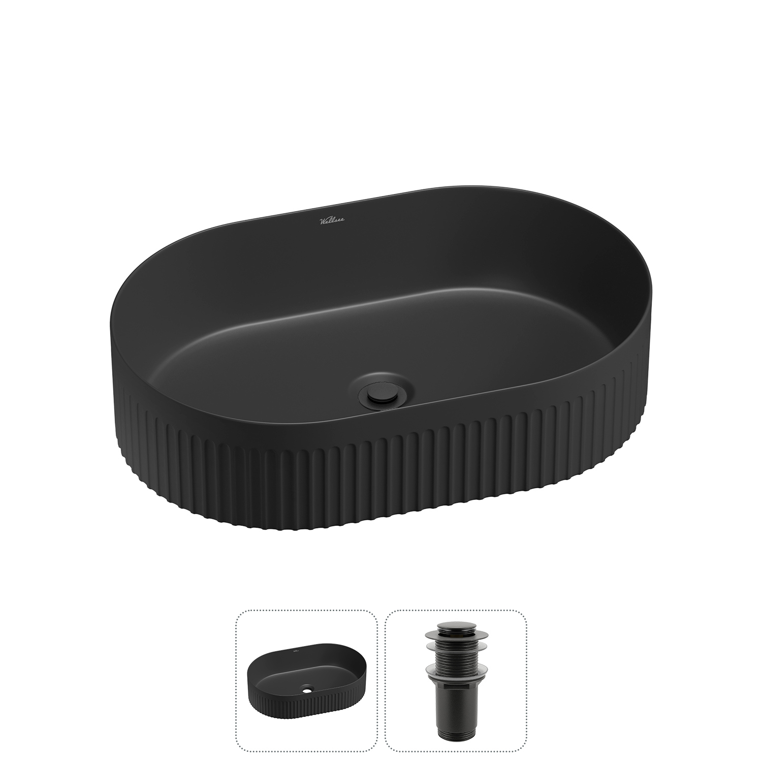 Изображение товара Раковина Wellsee festive fox 2.0 20213767R 50см цвет раковина 2 в 1: д/к