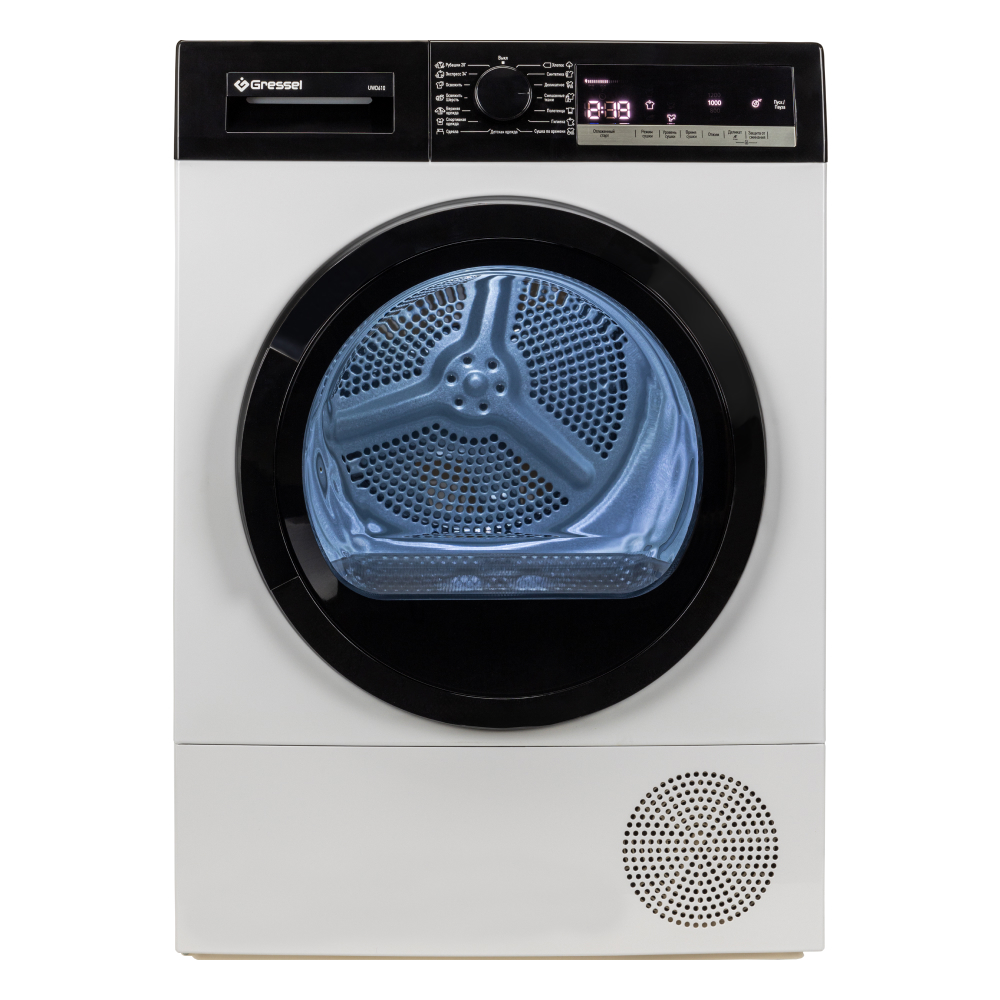 Изображение товара Сушильная машина Gressel UWD610 с тепловым насосом, 8 кг, белый