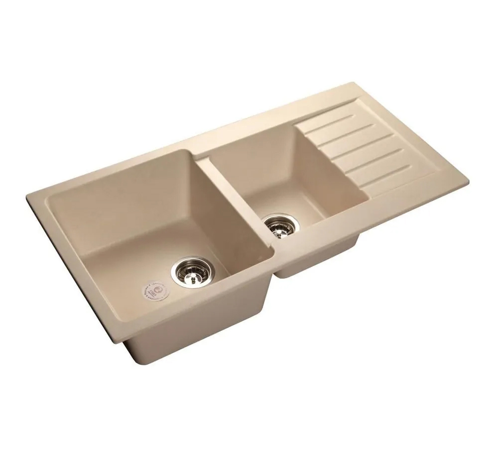 Изображение товара Мойка для кухни из мрамора 76KL.331 ЭКО-М 50.3x97.7 см белая Изображение товара Мойка для кухни из мрамора 76KL.331 ЭКО-М 50.3x97.7 см белая