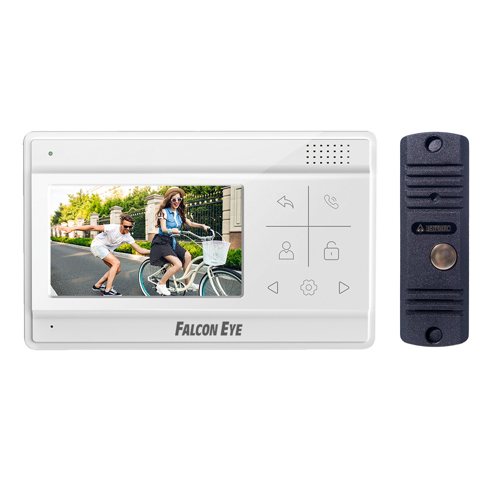 Изображение товара Комплект видеодомофона Falcon Eye Vela AVP-505 PAL 4.3" темно-серый Изображение товара Комплект видеодомофона Falcon Eye Vela AVP-505 PAL 4.3" темно-серый