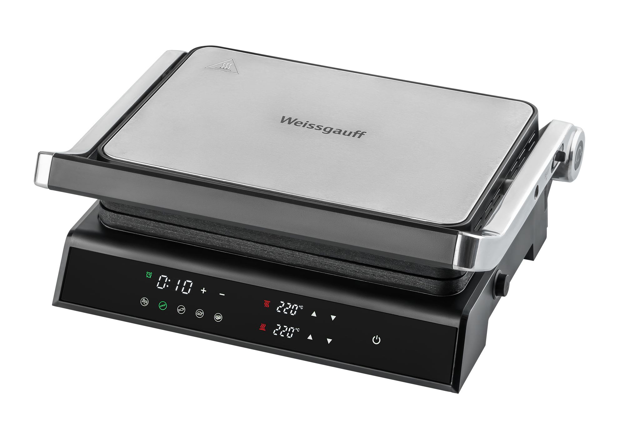 Изображение товара Электрогриль Weissgauff WCG 150X digital inox с автоматическими программами