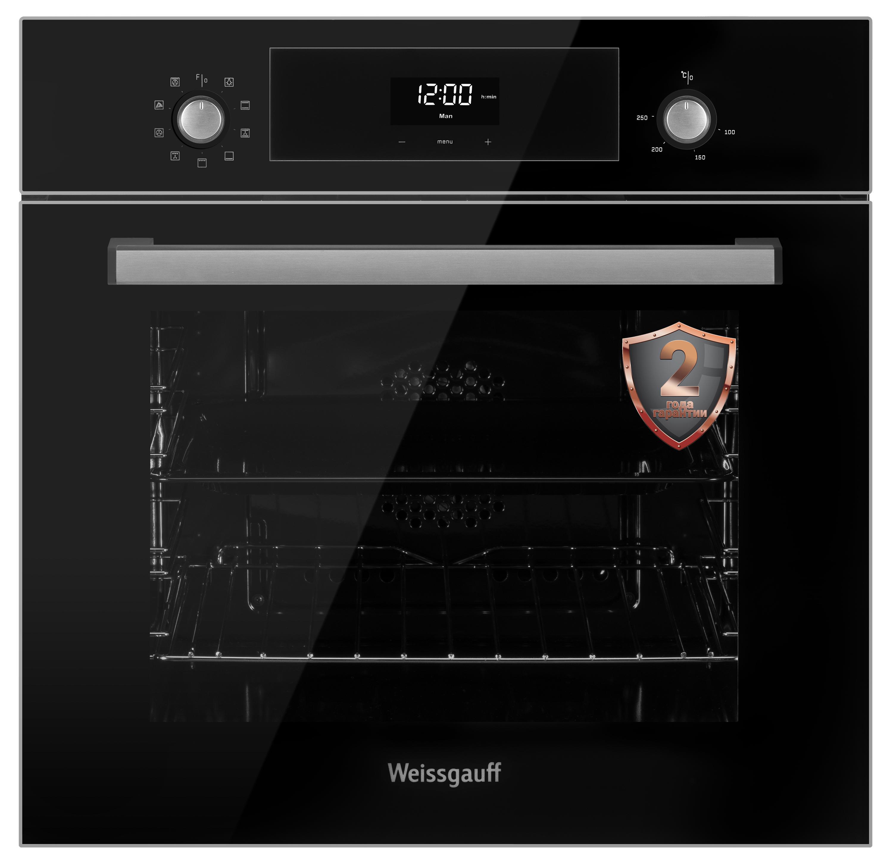 Изображение товара Электрический встраиваемый духовой шкаф Weissgauff EOV 306 SB 64л сенсорное управление