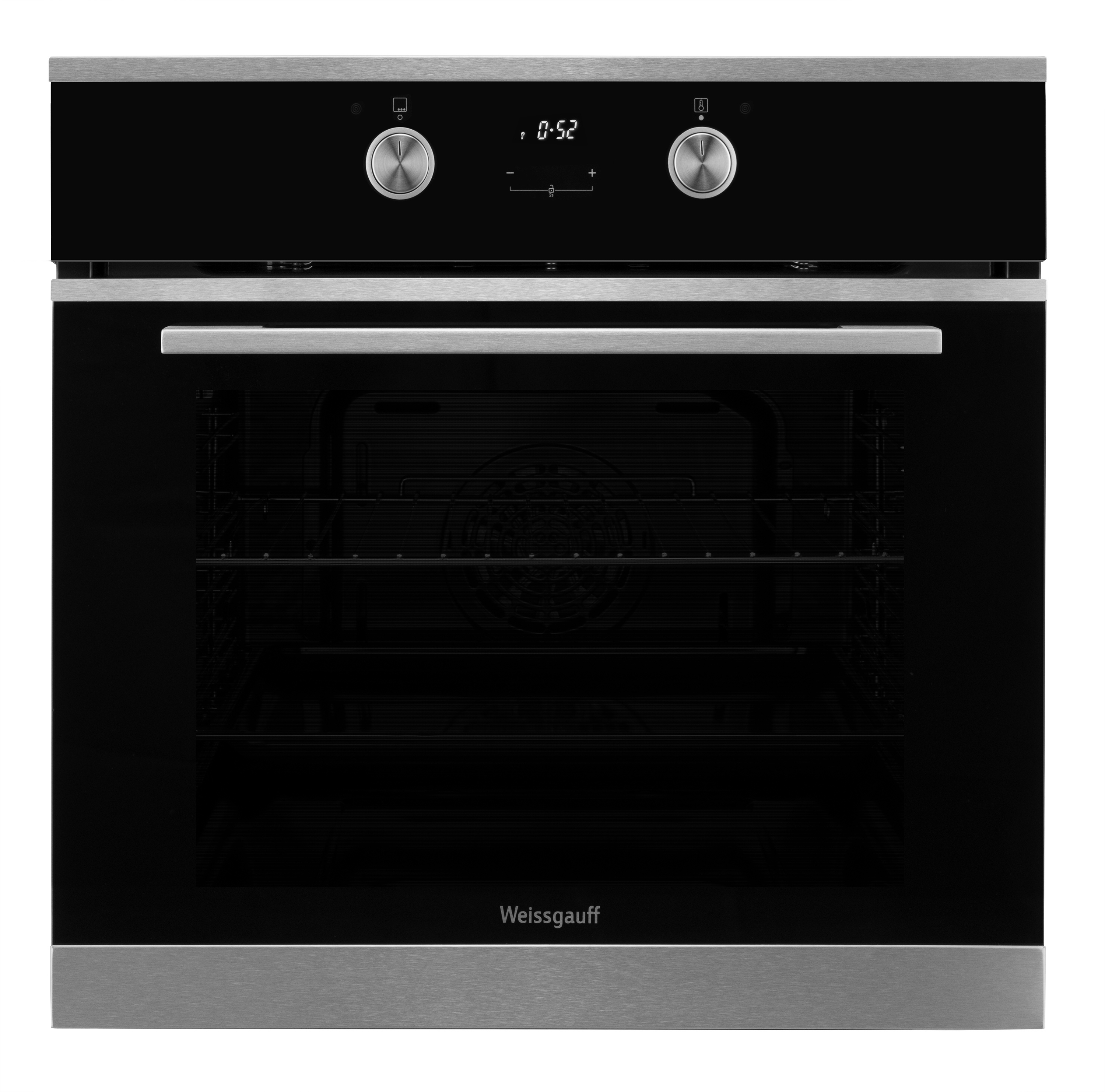 Изображение товара Электрический встраиваемый духовой шкаф Weissgauff EOV 661 PDX 69 л нержавеющая сталь